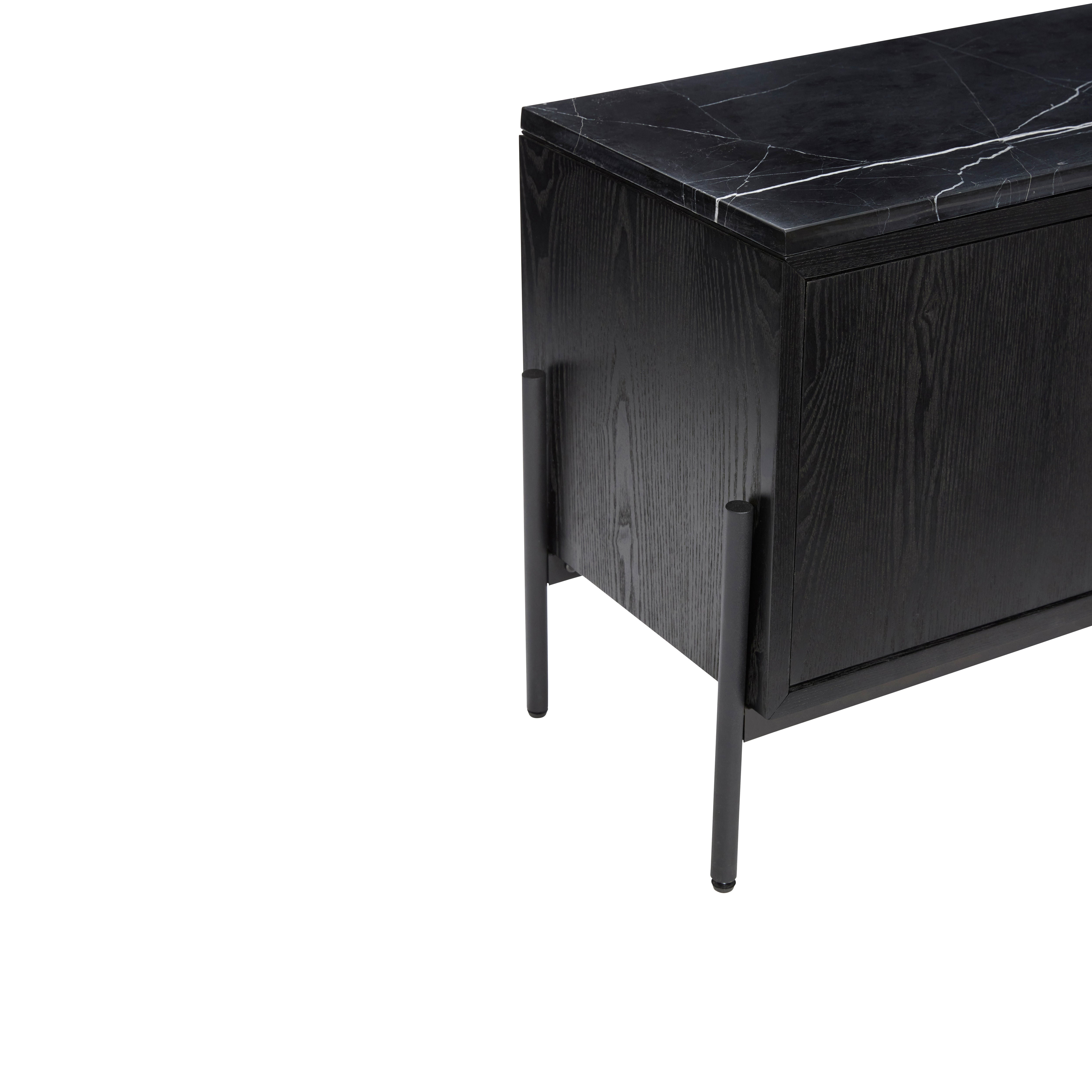 Sideboard "Nobu" Cabinet Black