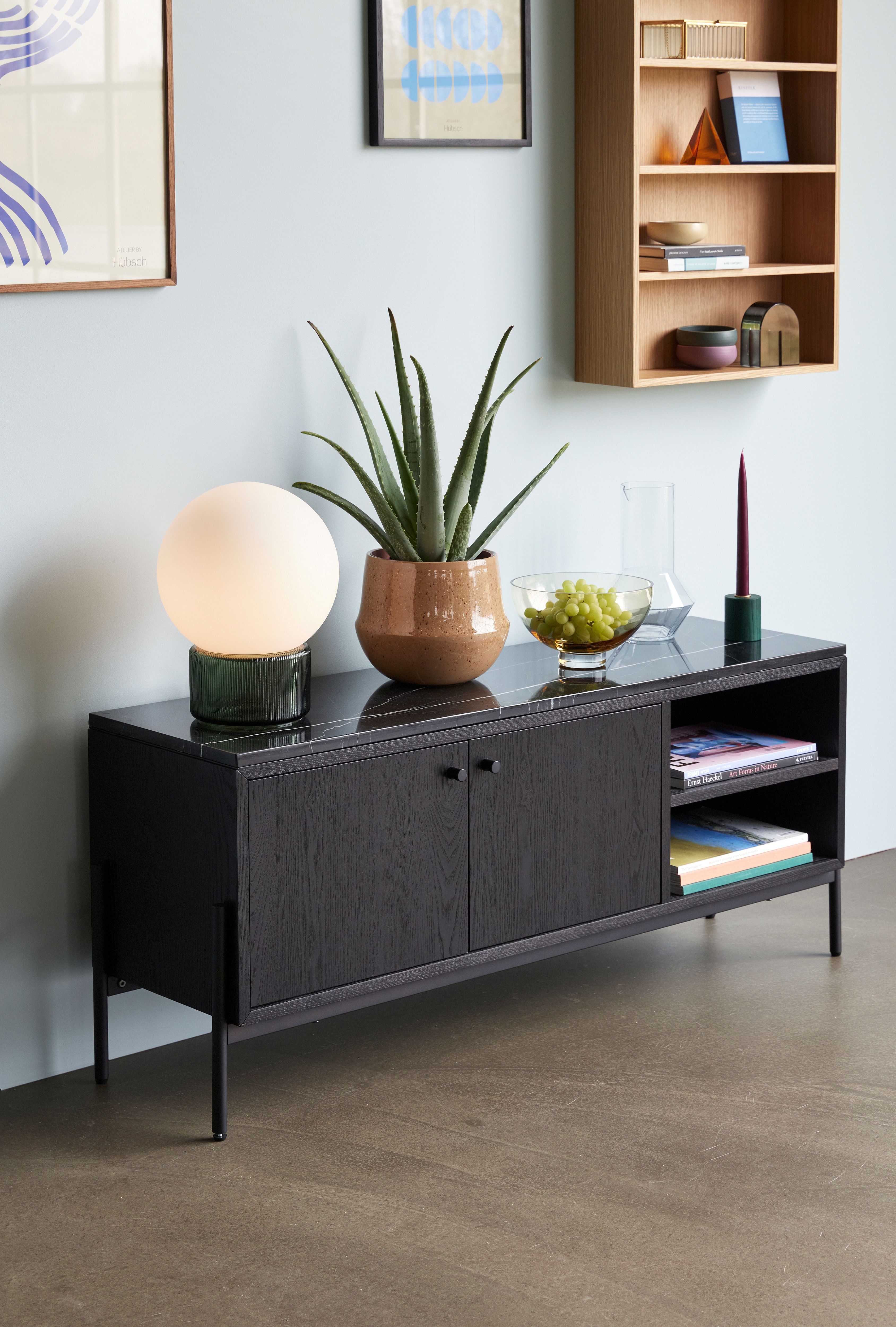 Sideboard "Nobu" Cabinet Black