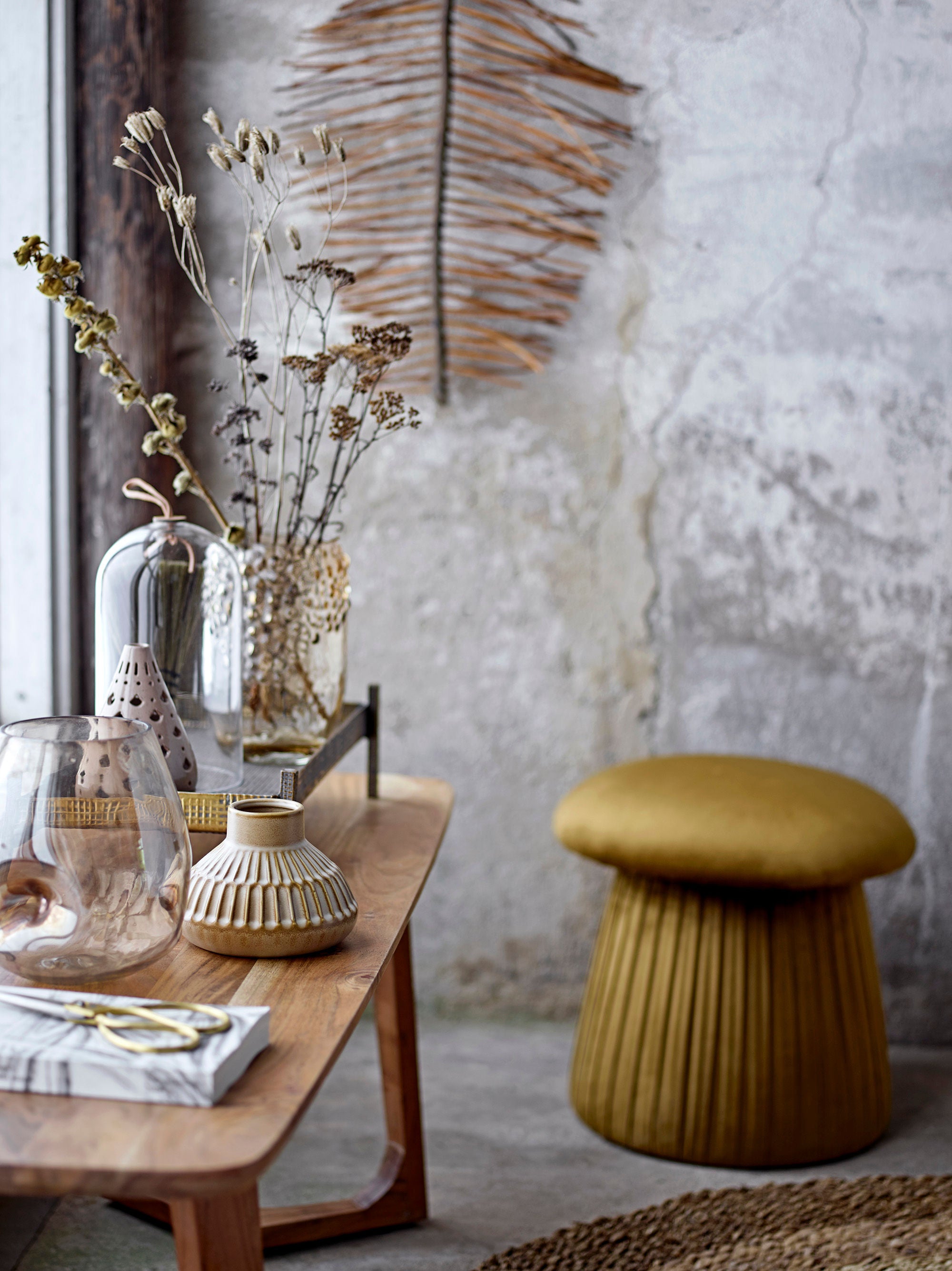 Pouf "Roberta" Braun Polyester