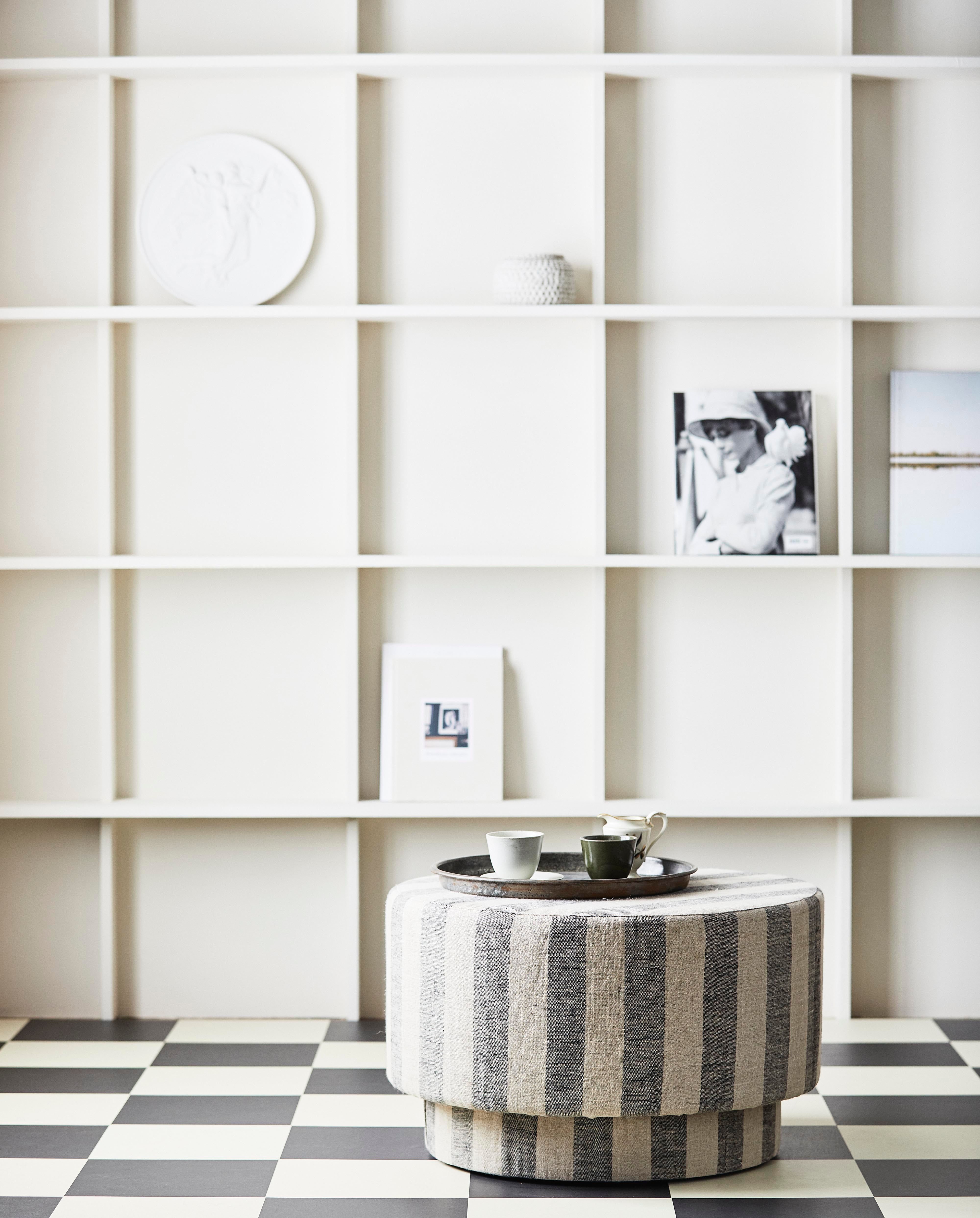 Pouf "LADOGA" Gestreift