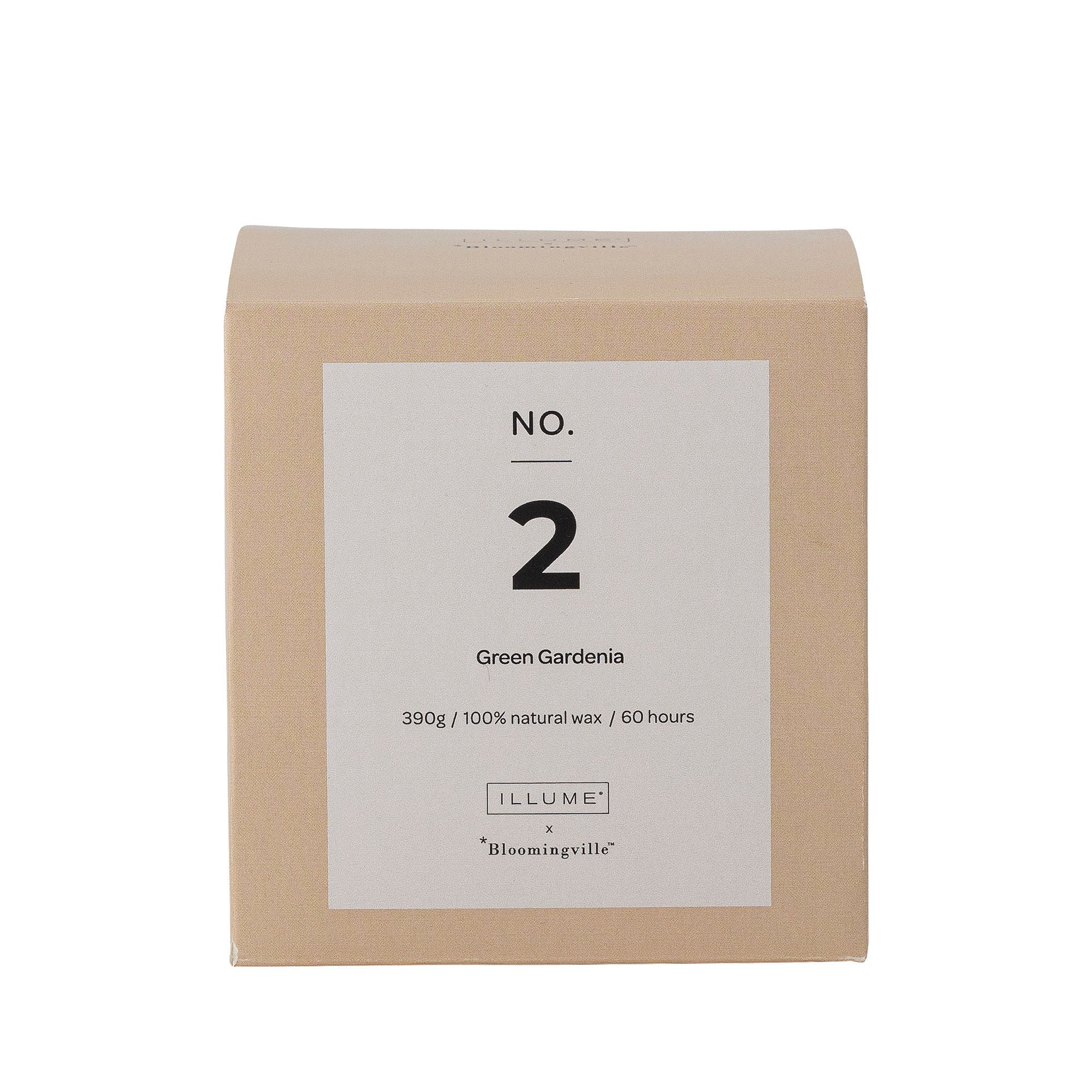 Duftkerze NO. 2 "Grün Gardenia" Rose Natürliches Wachs
