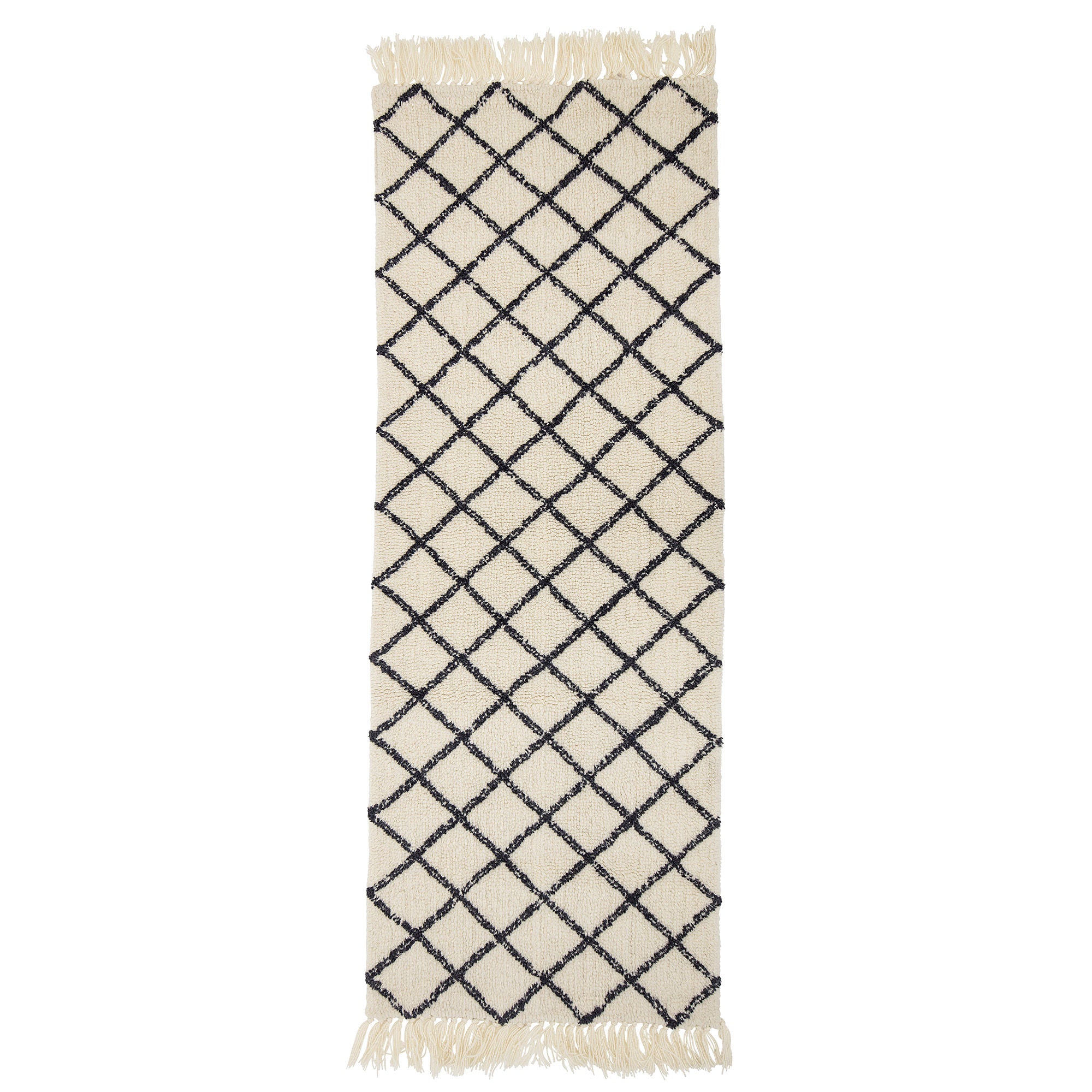 Teppich "Warda" Natur Wolle