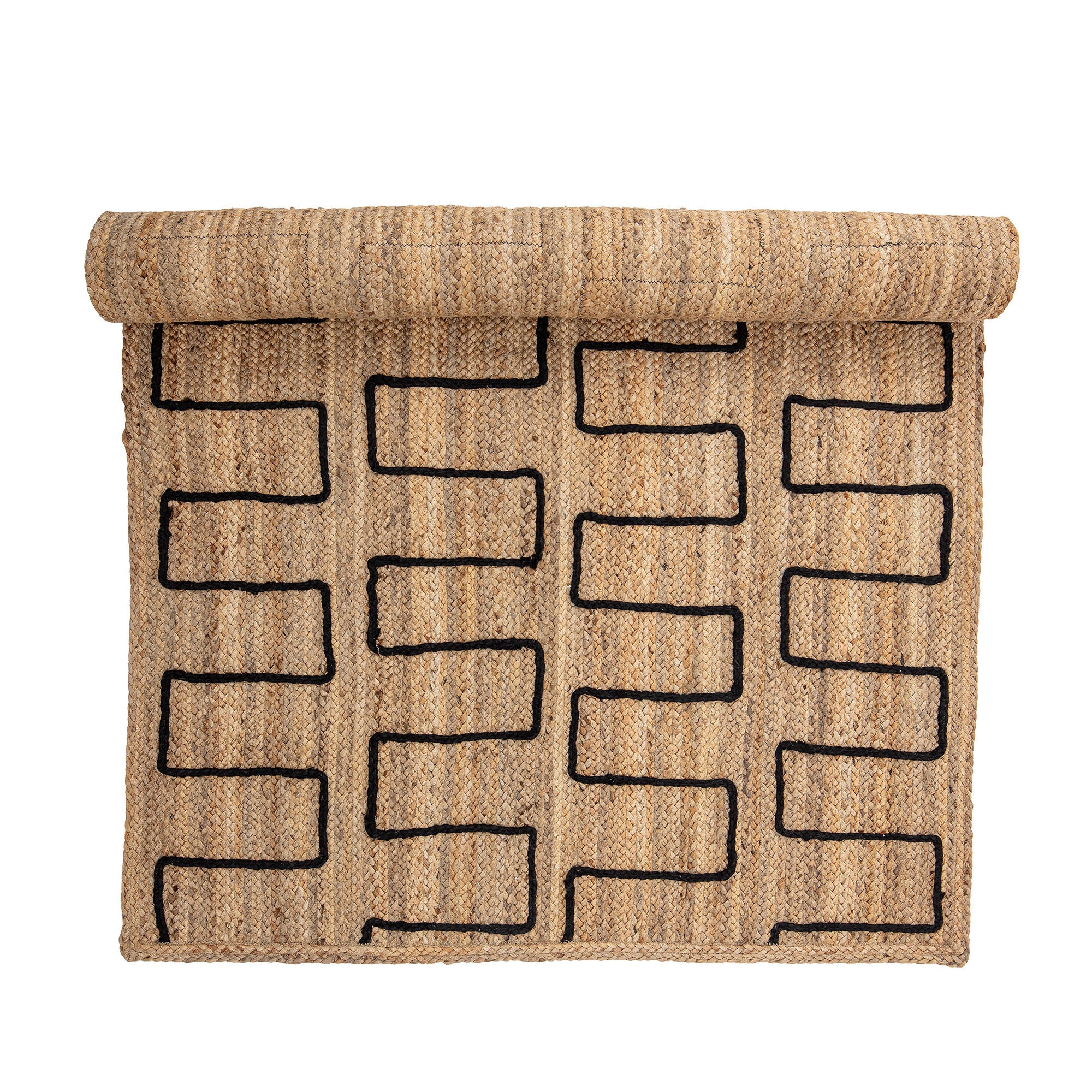 Teppich 'Dell' Braun Jute