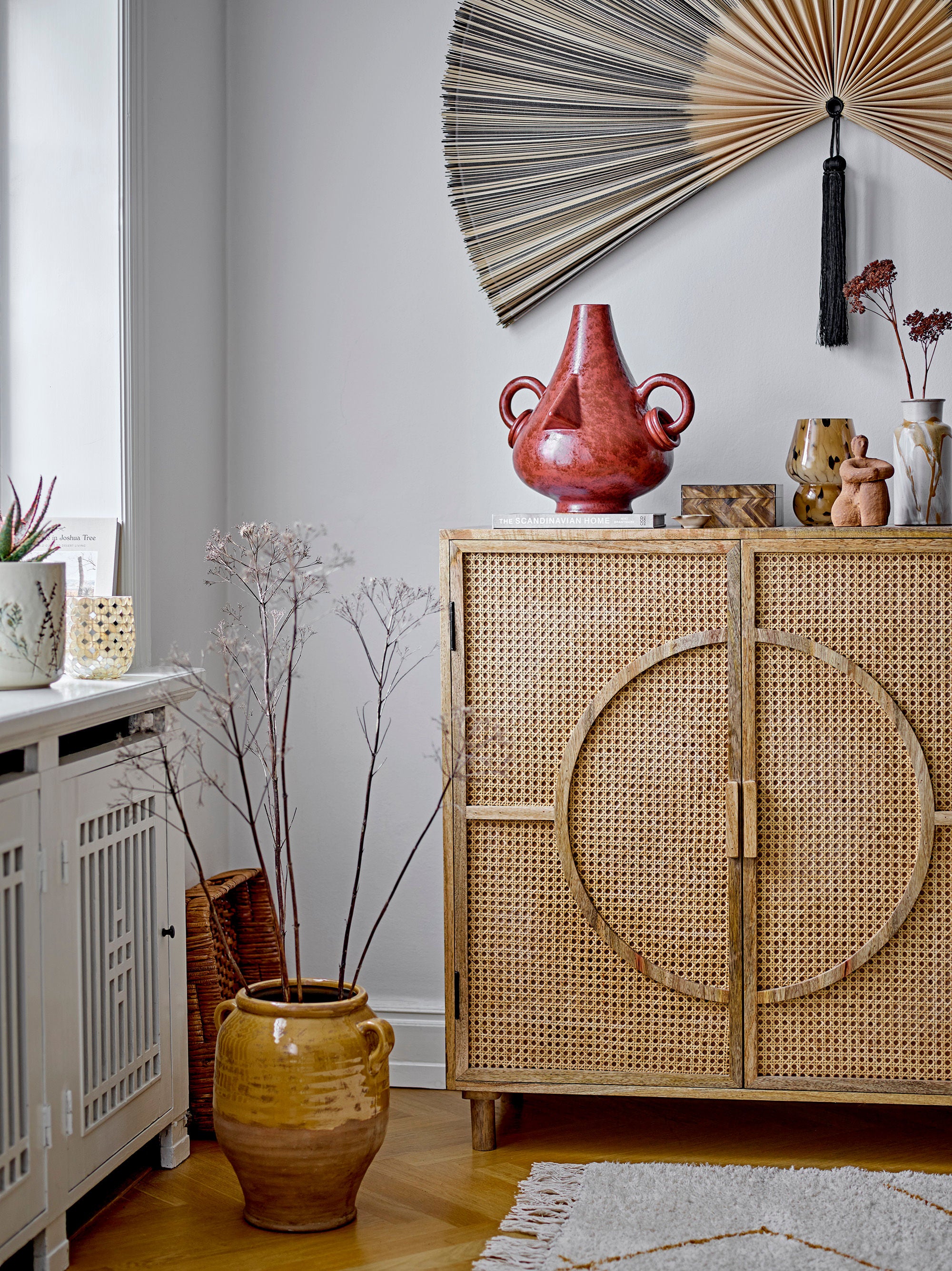 Deko-Vase "Tarun" Braun Steingut