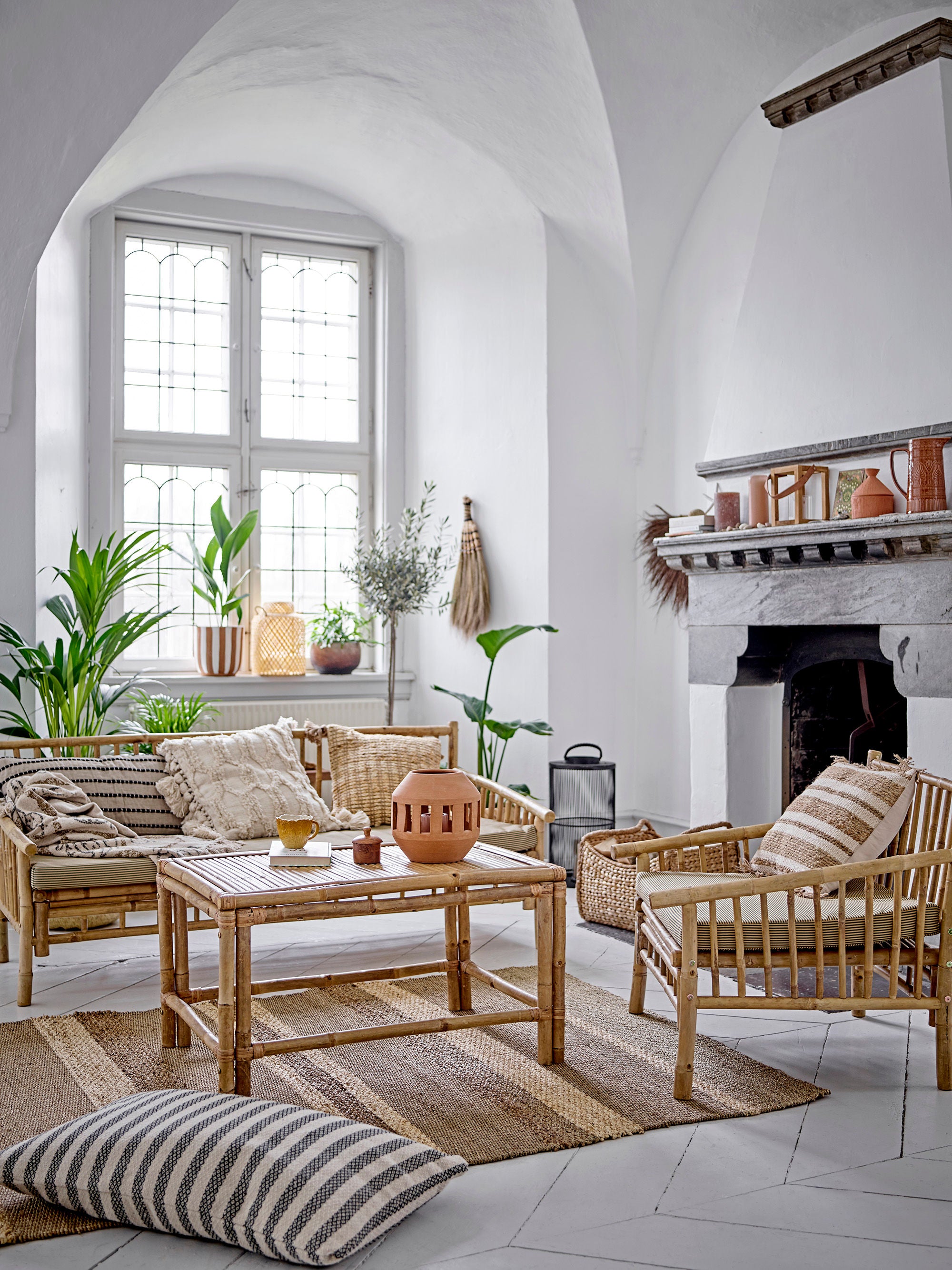 Kissen "Giennie" Natur Baumwolle