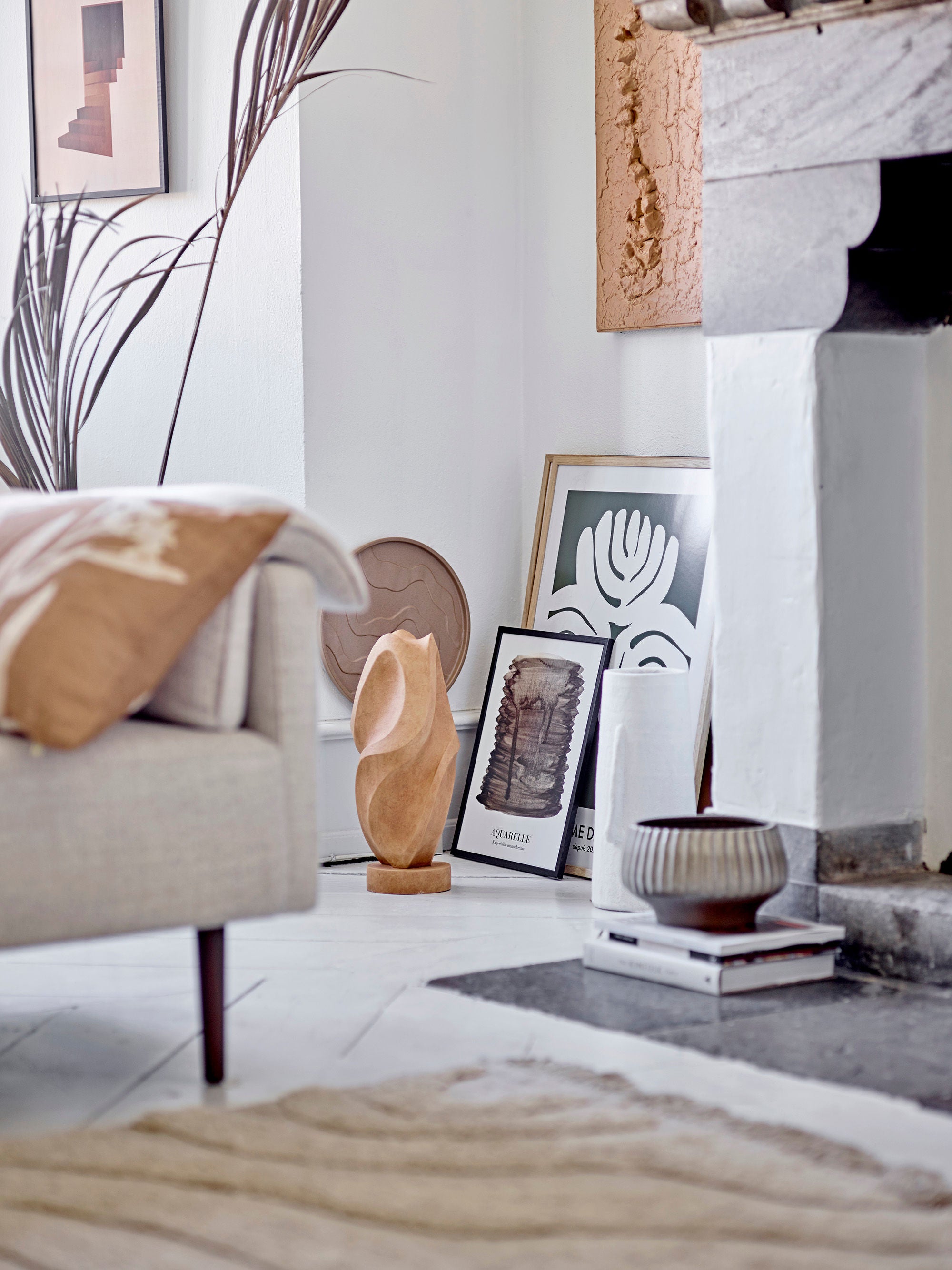 Teppich "Elaine" Natur Baumwolle