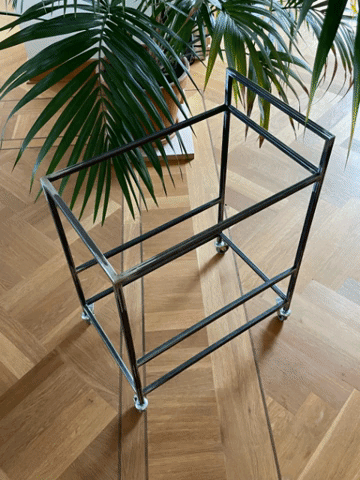 hans objects SET - Bar- und Servierwagen FRIDA mit Tabletts CARLA