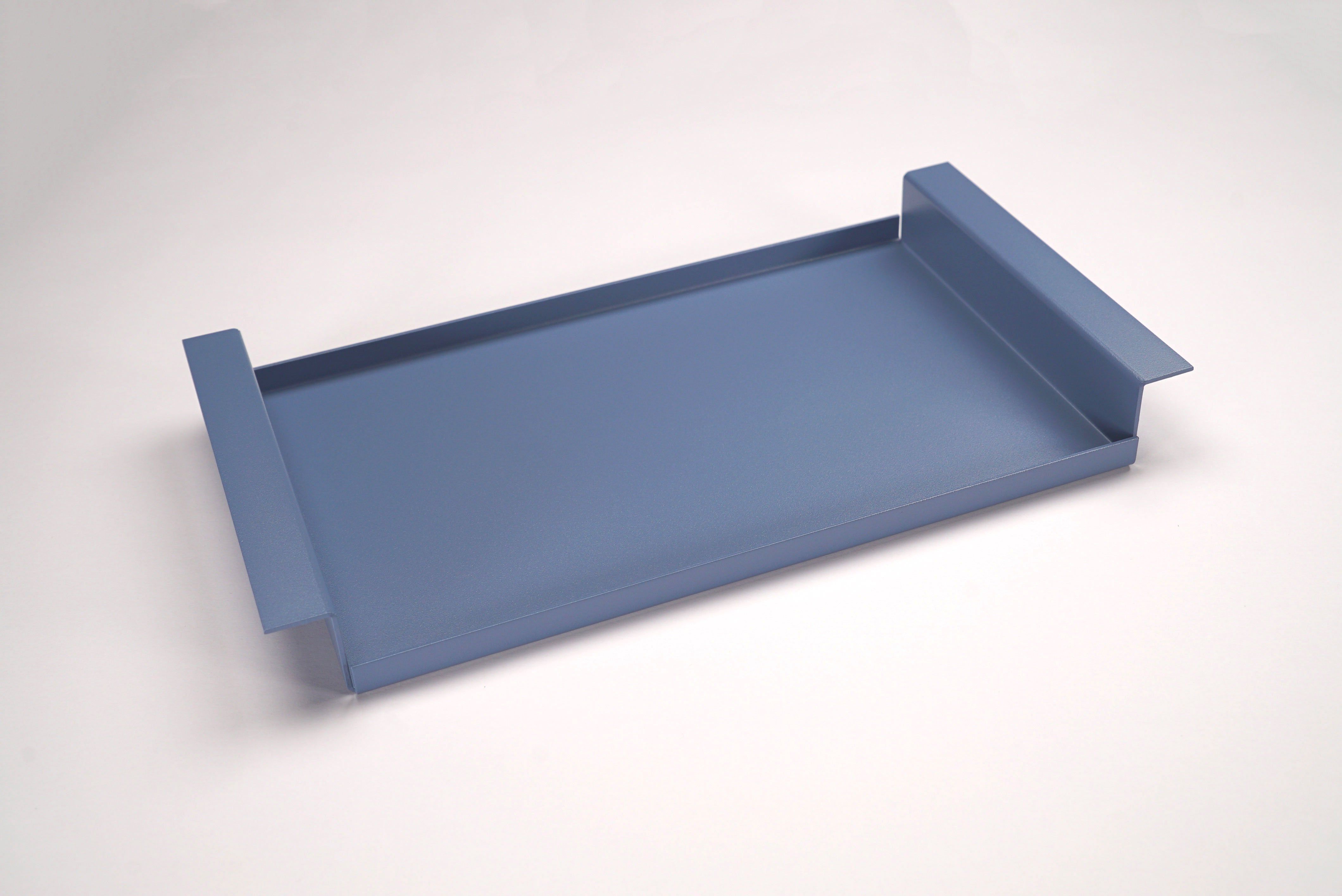 Tray "CARLA" metal dove blue