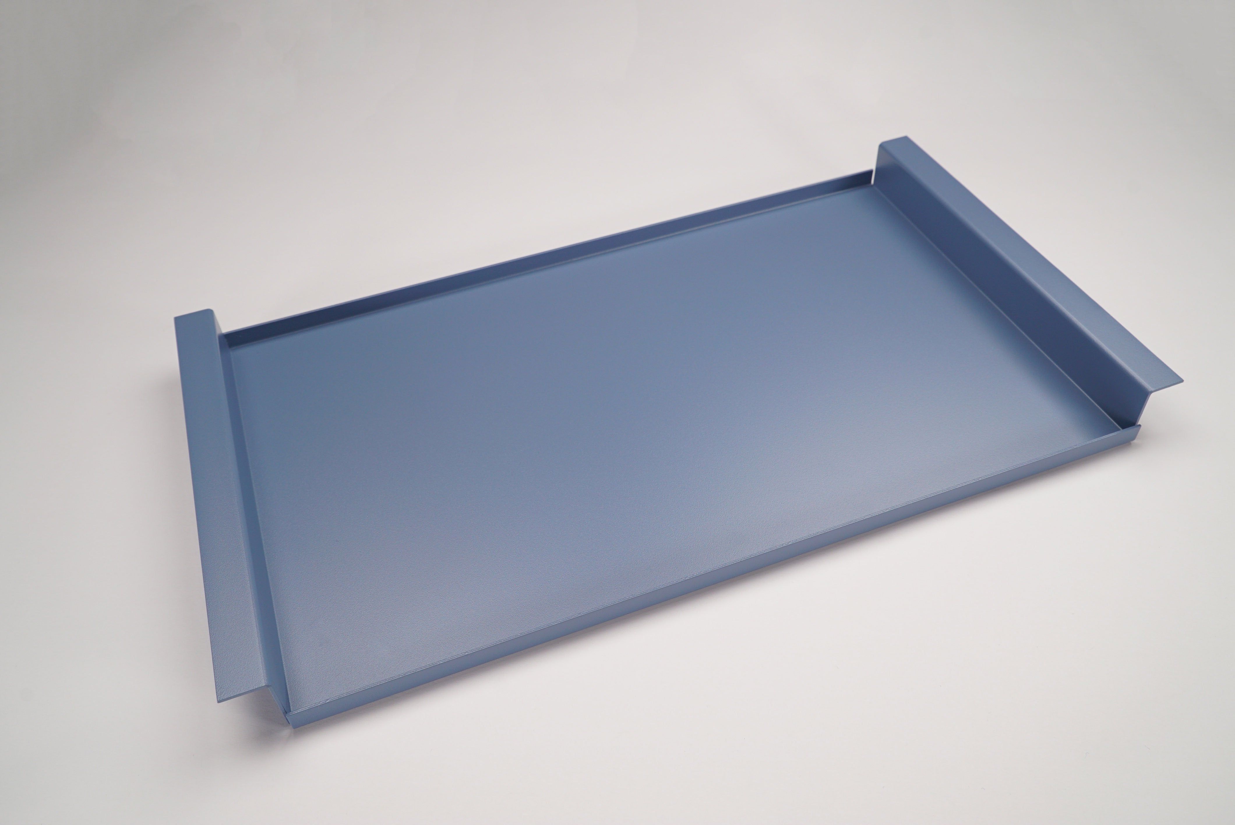 Tray "CARLA" metal dove blue