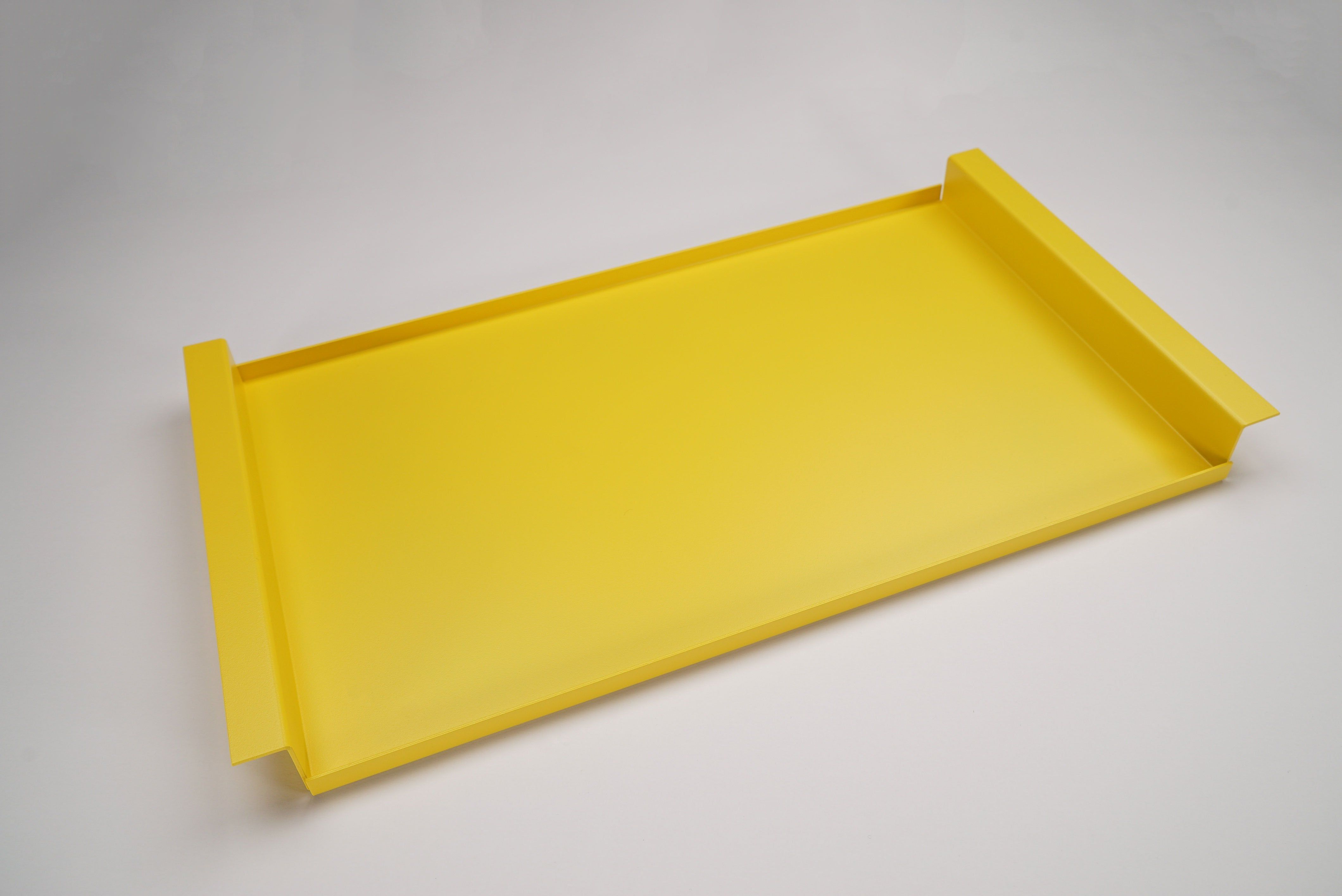 Tray "CARLA" metal zinc yellow
