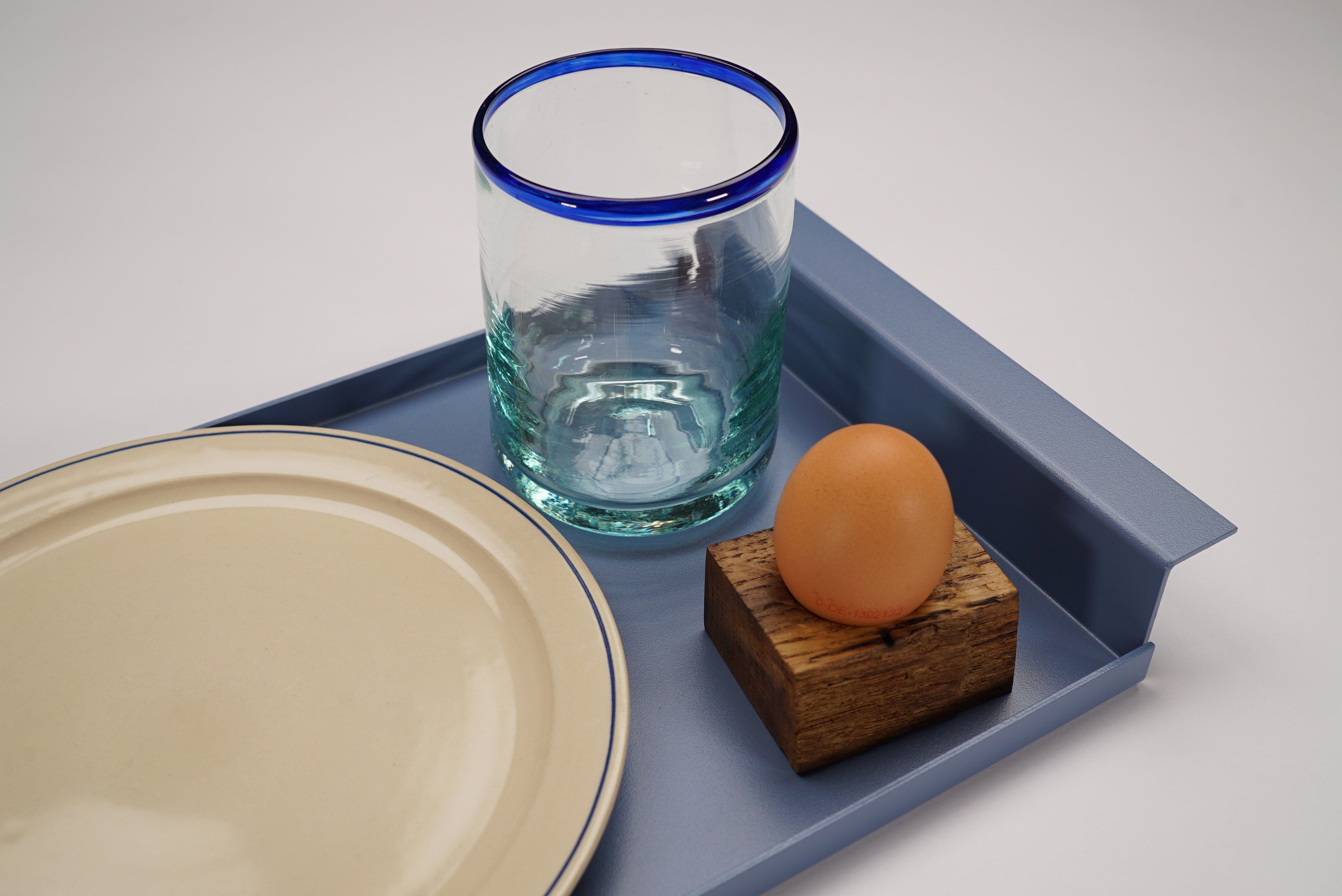 Tray "CARLA" metal zinc yellow