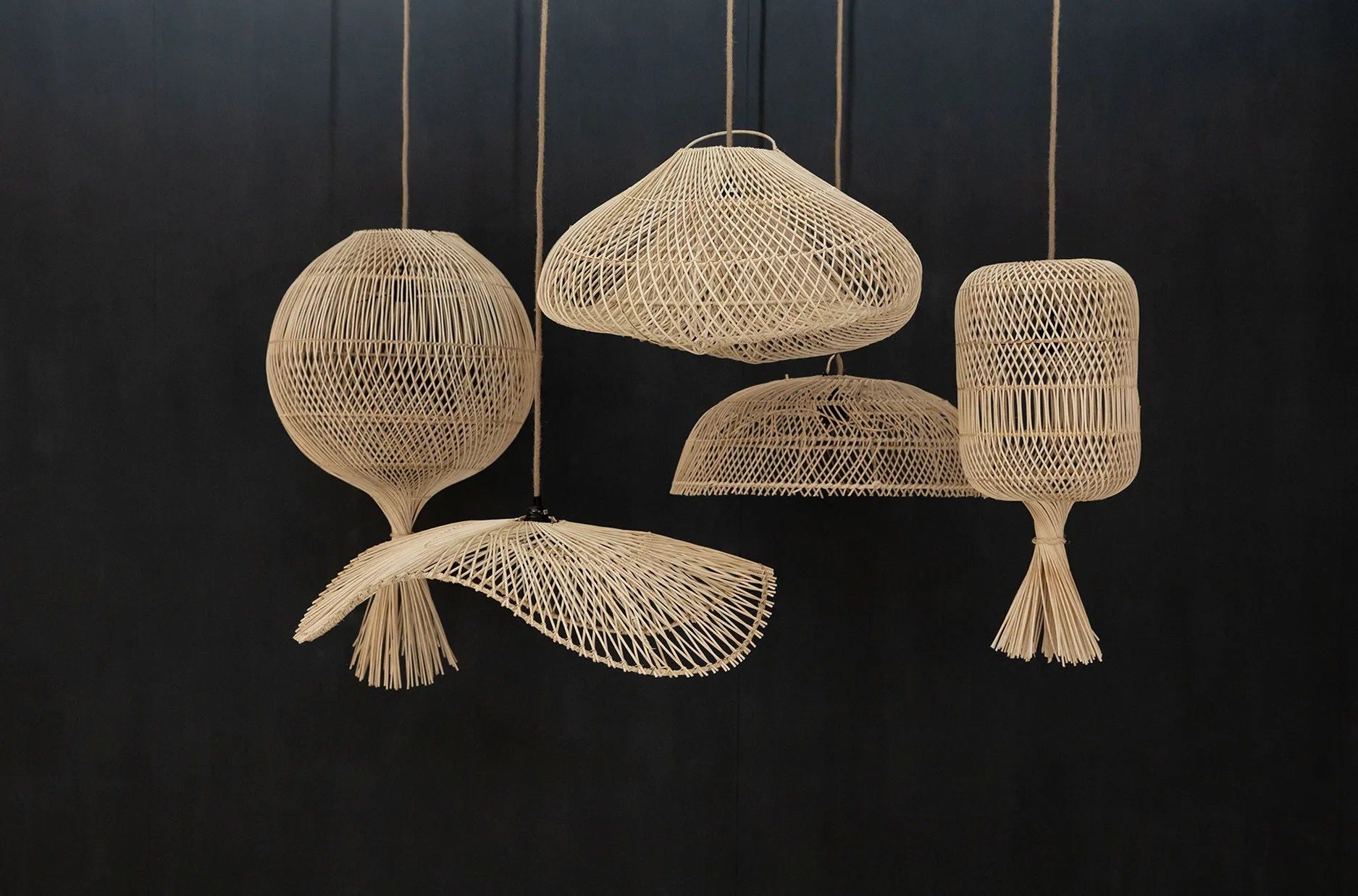 Lampshade "The Dumpling Pendant" Natural L