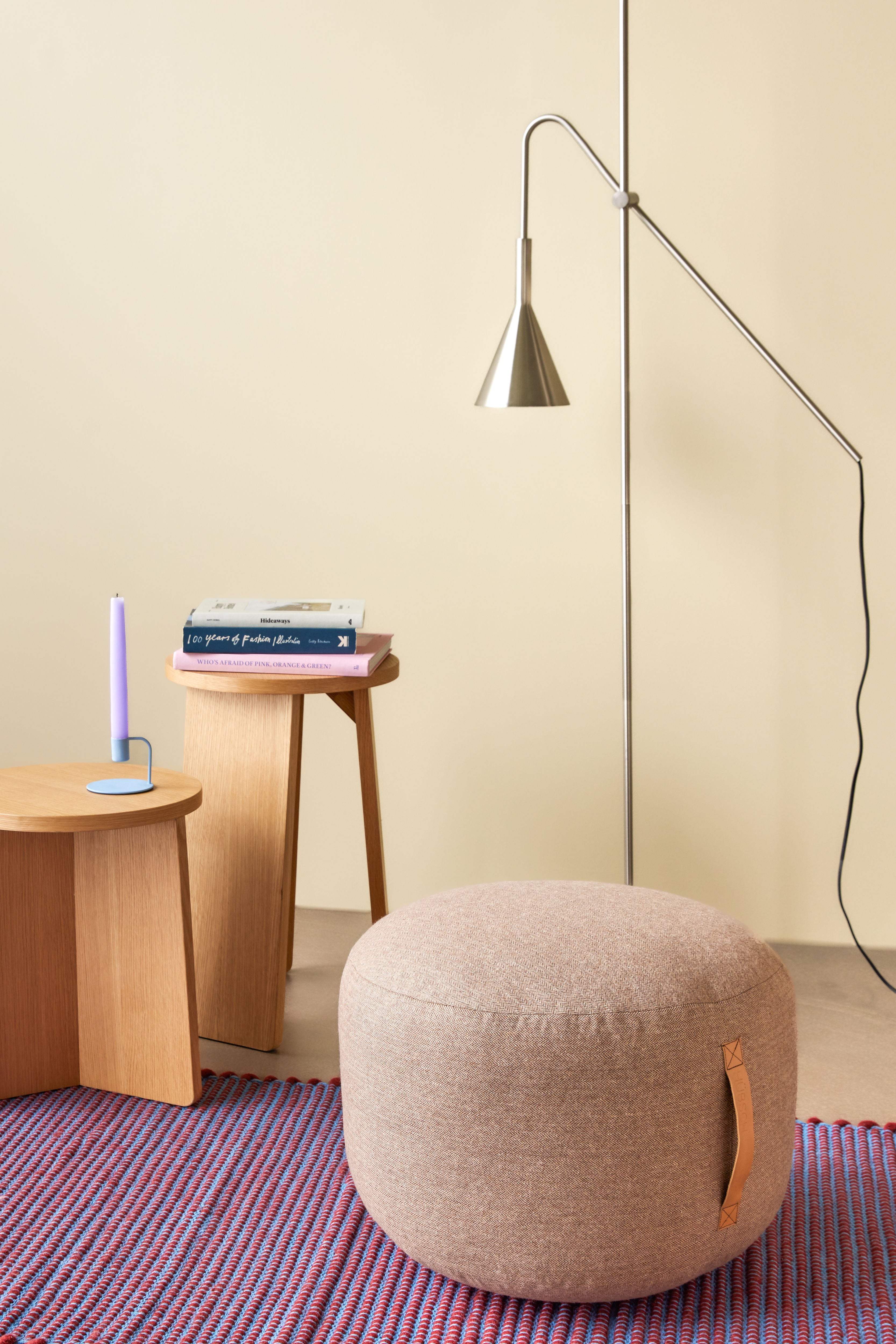 Hocker "Split" Triple Naturfarben