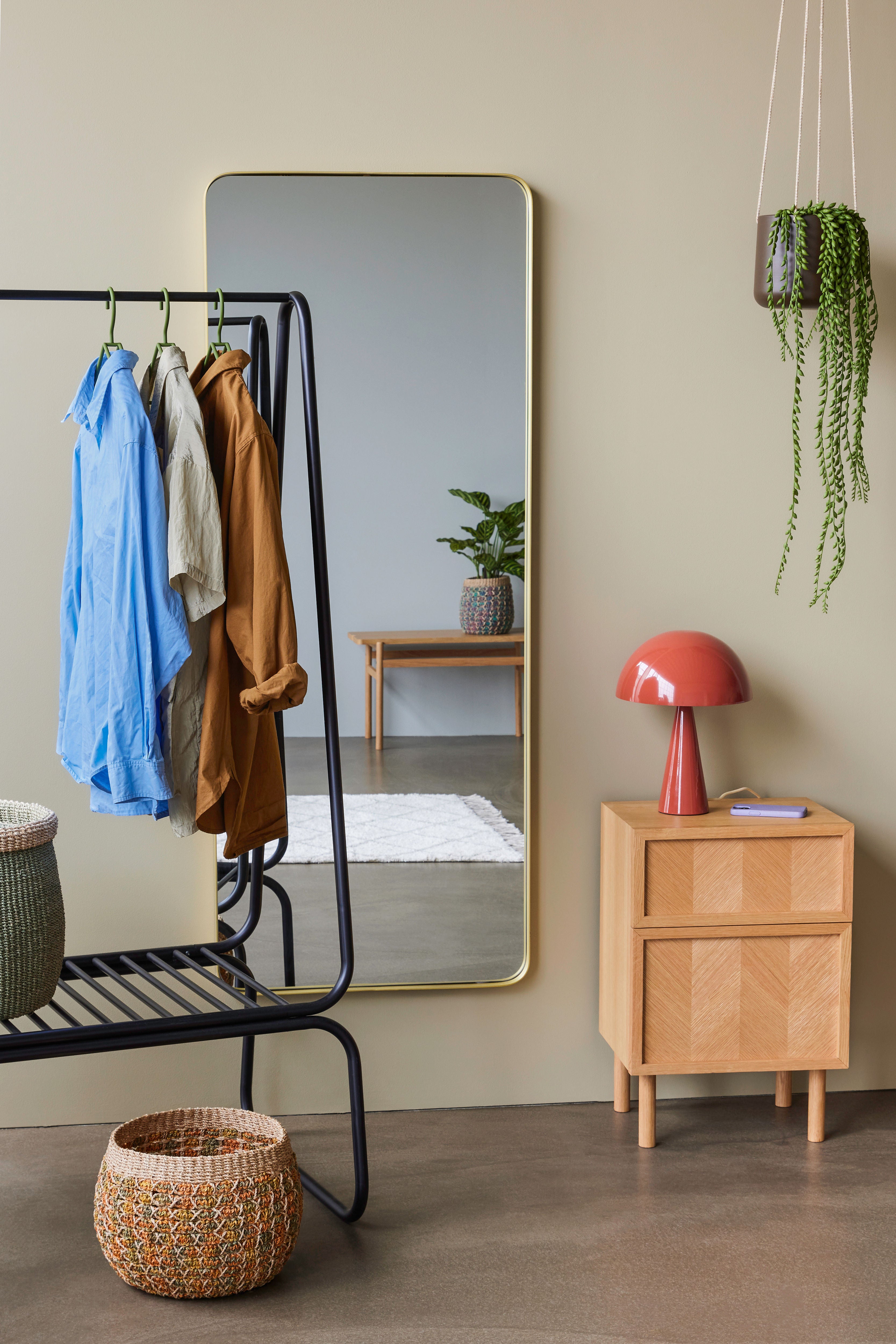 Hängetöpfe "Bloom" Groß Braun (3er Set)