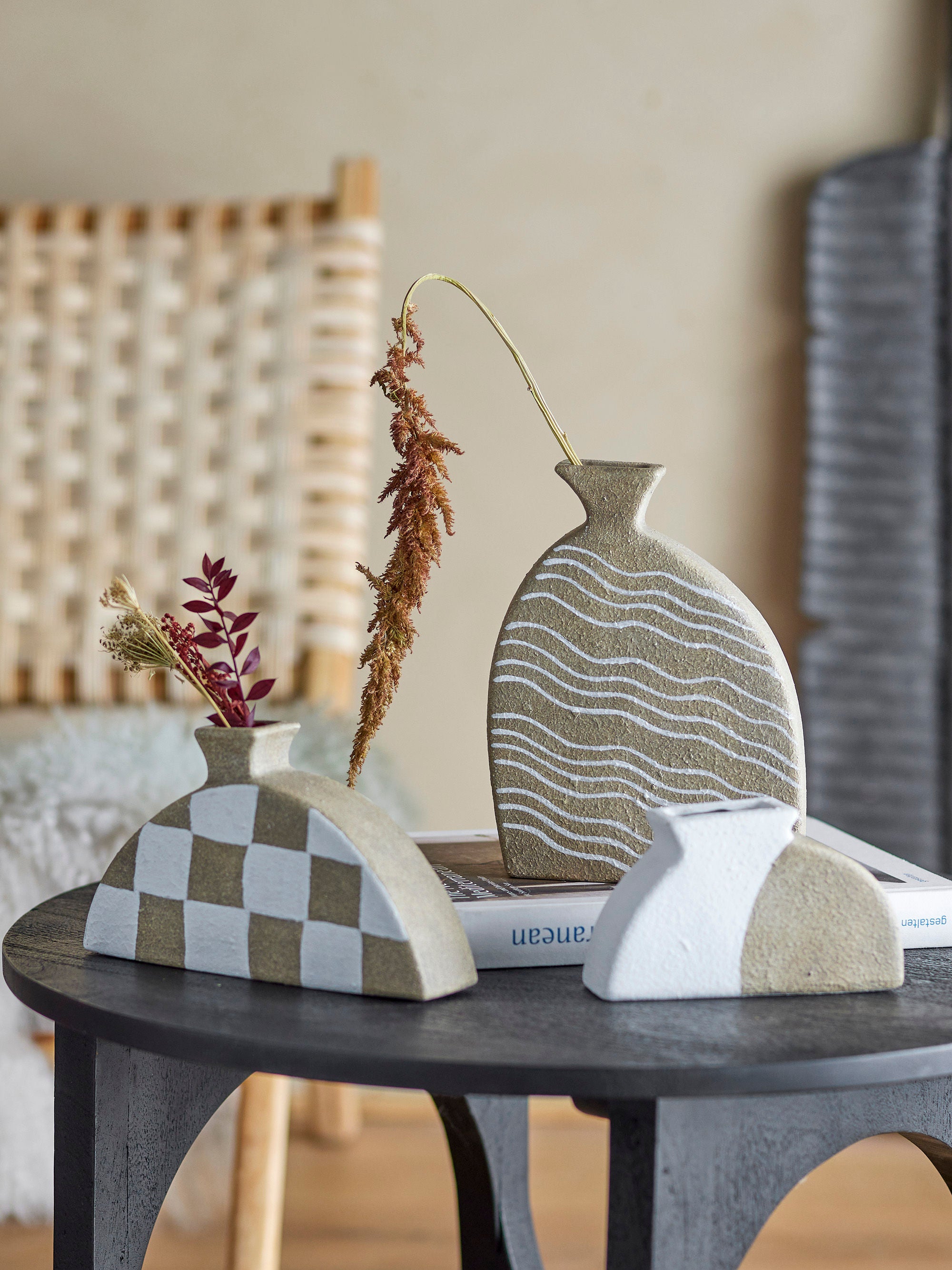 Deko-Vase "Nezha" Natur Terrakotta