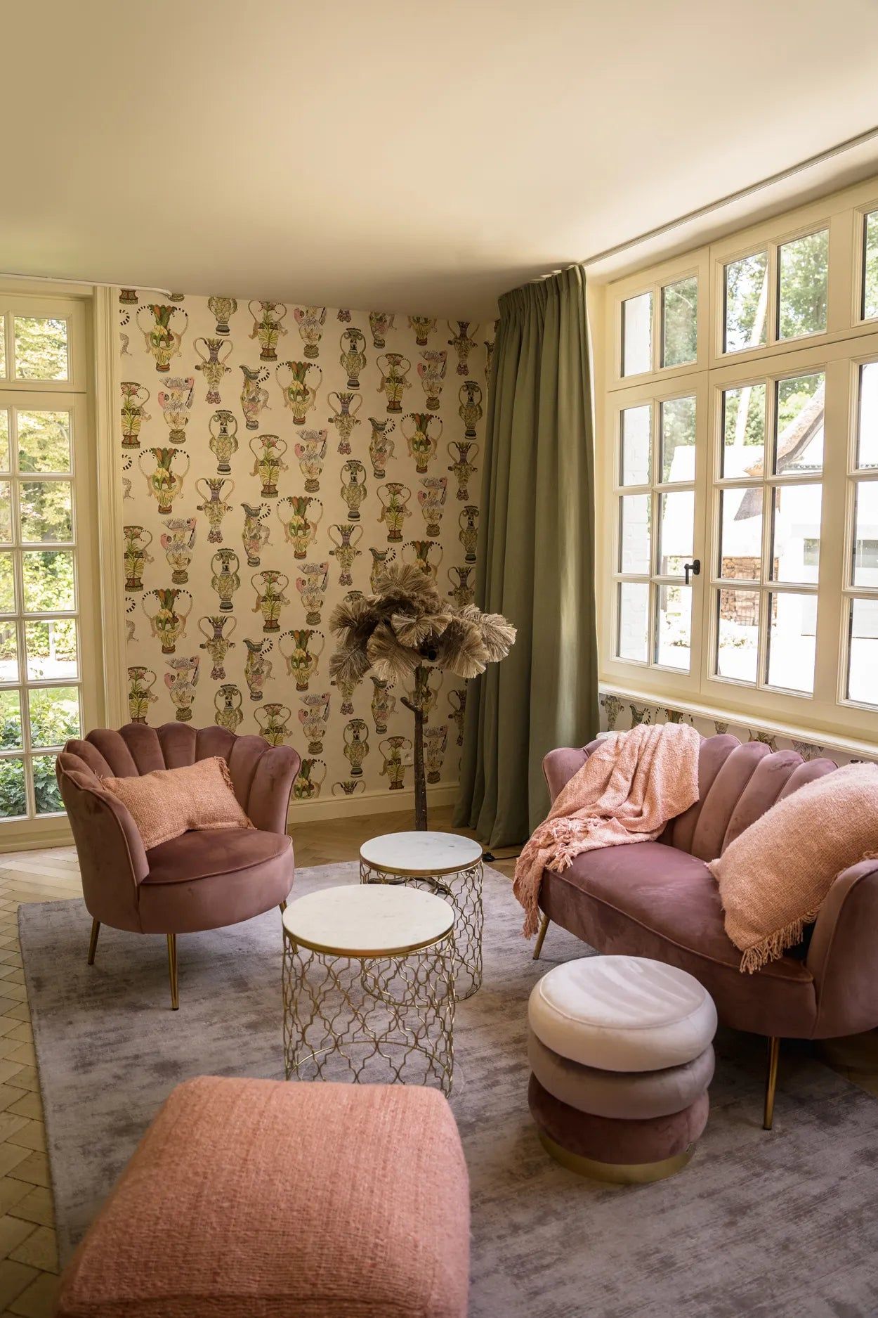 Tagesdecke "The S'il vous Plaid" Salmon Rosa