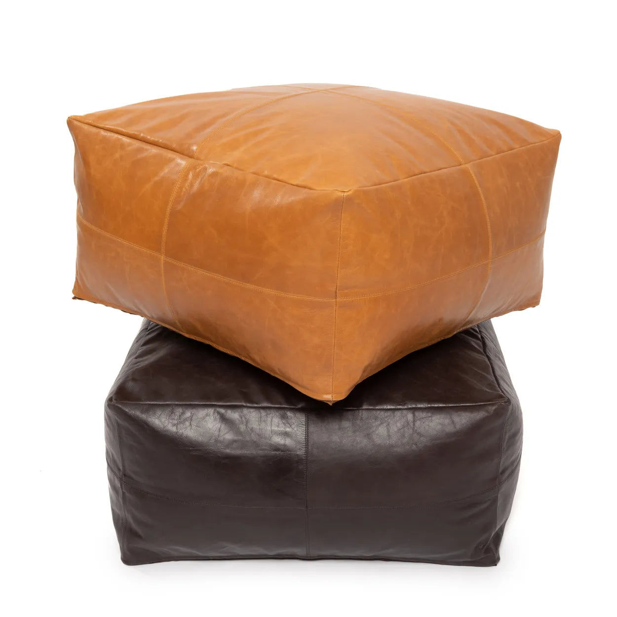 Pouf seat cushion "The Collectors Pouffe" Chocolate