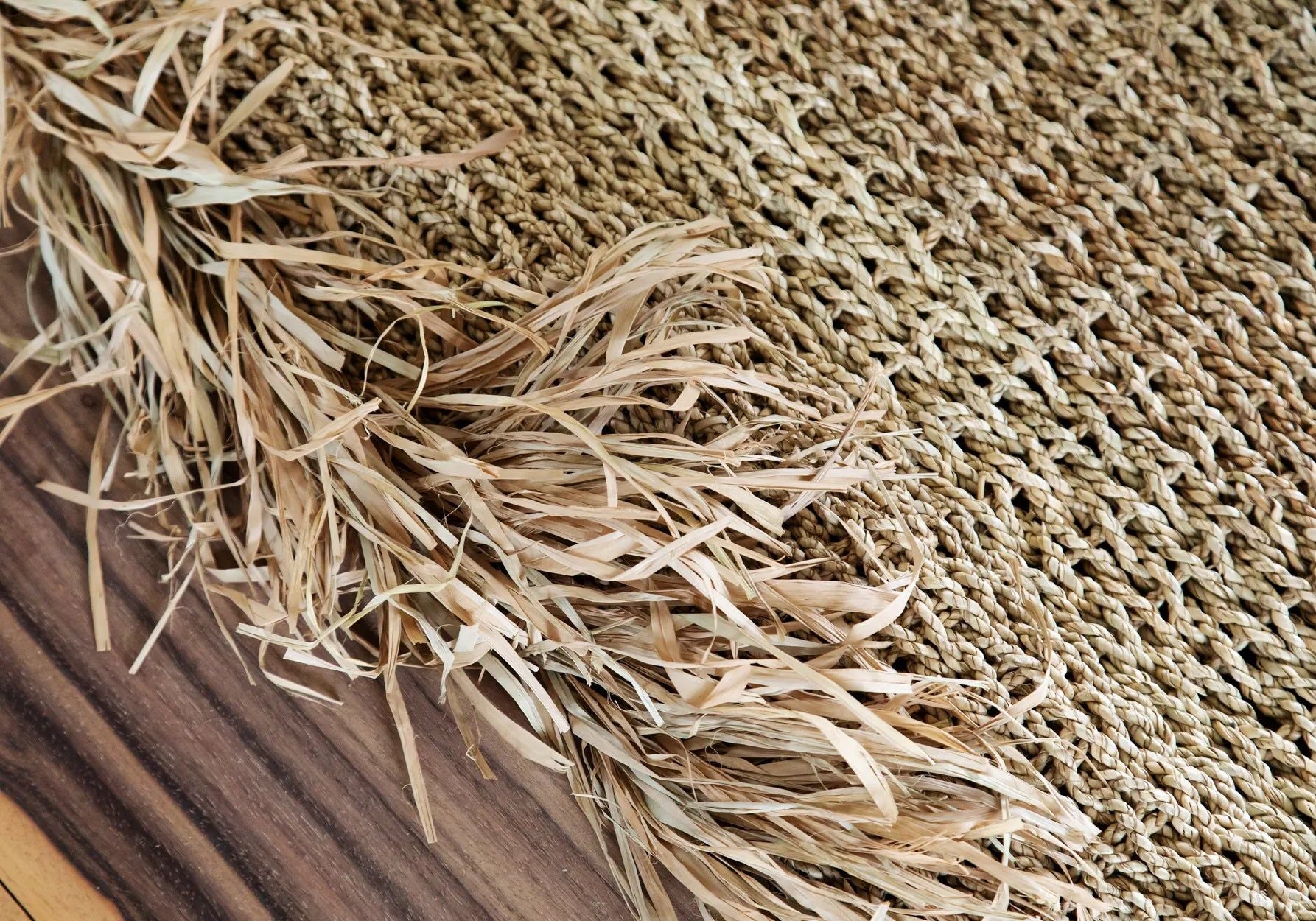 Carpet "The Raffia Fringed" Natural 180x240 cm