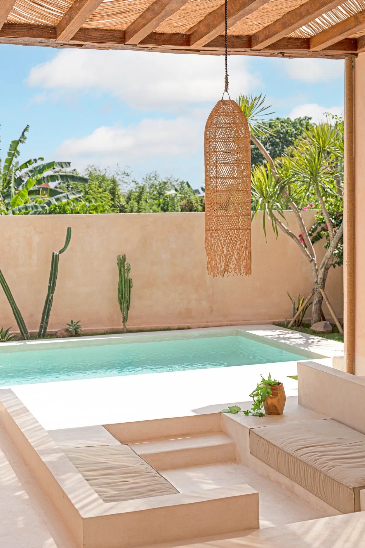 Lampshade "The Squid Pendant" Natural L