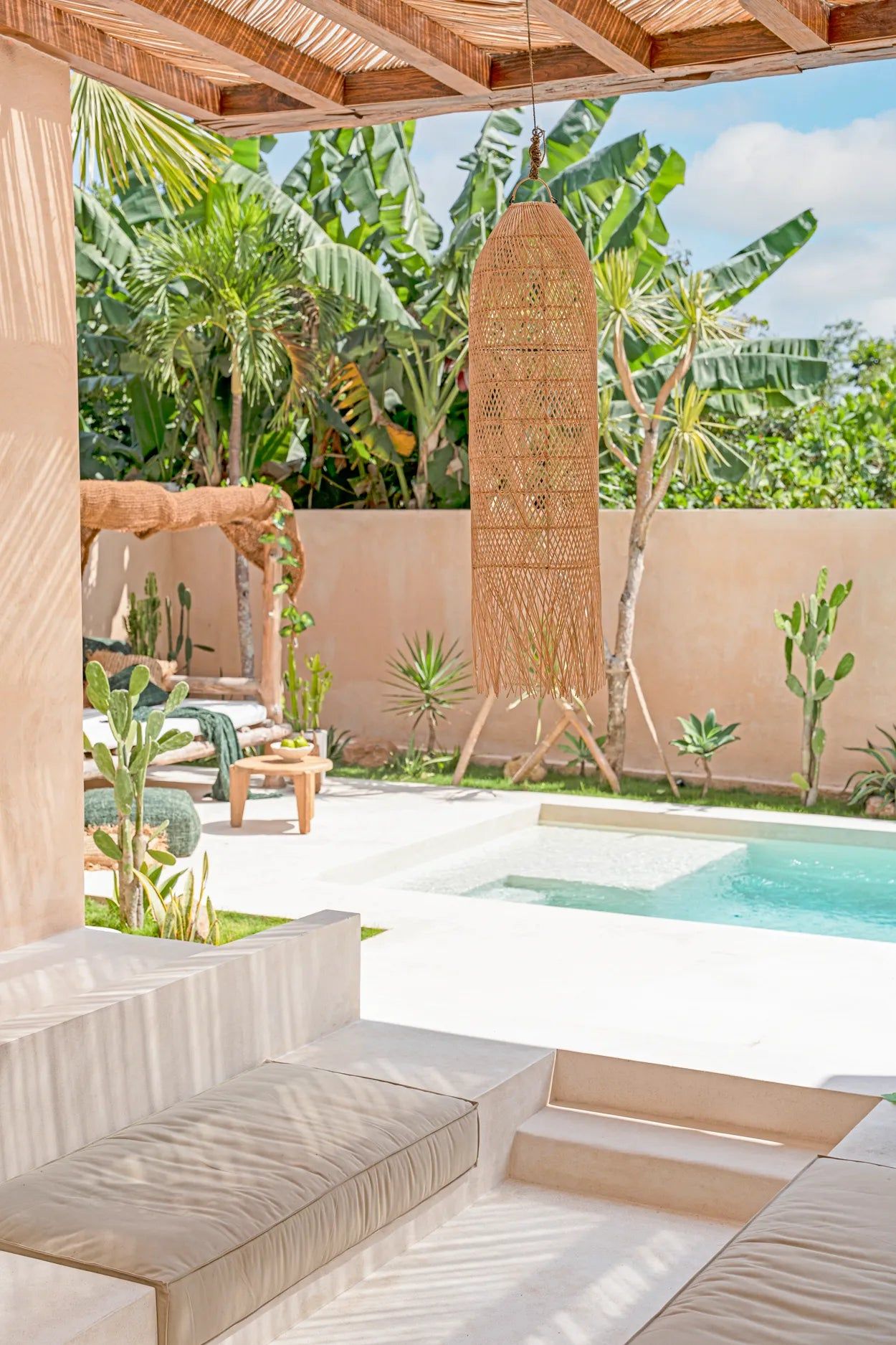 Lampshade "The Squid Pendant" Natural L