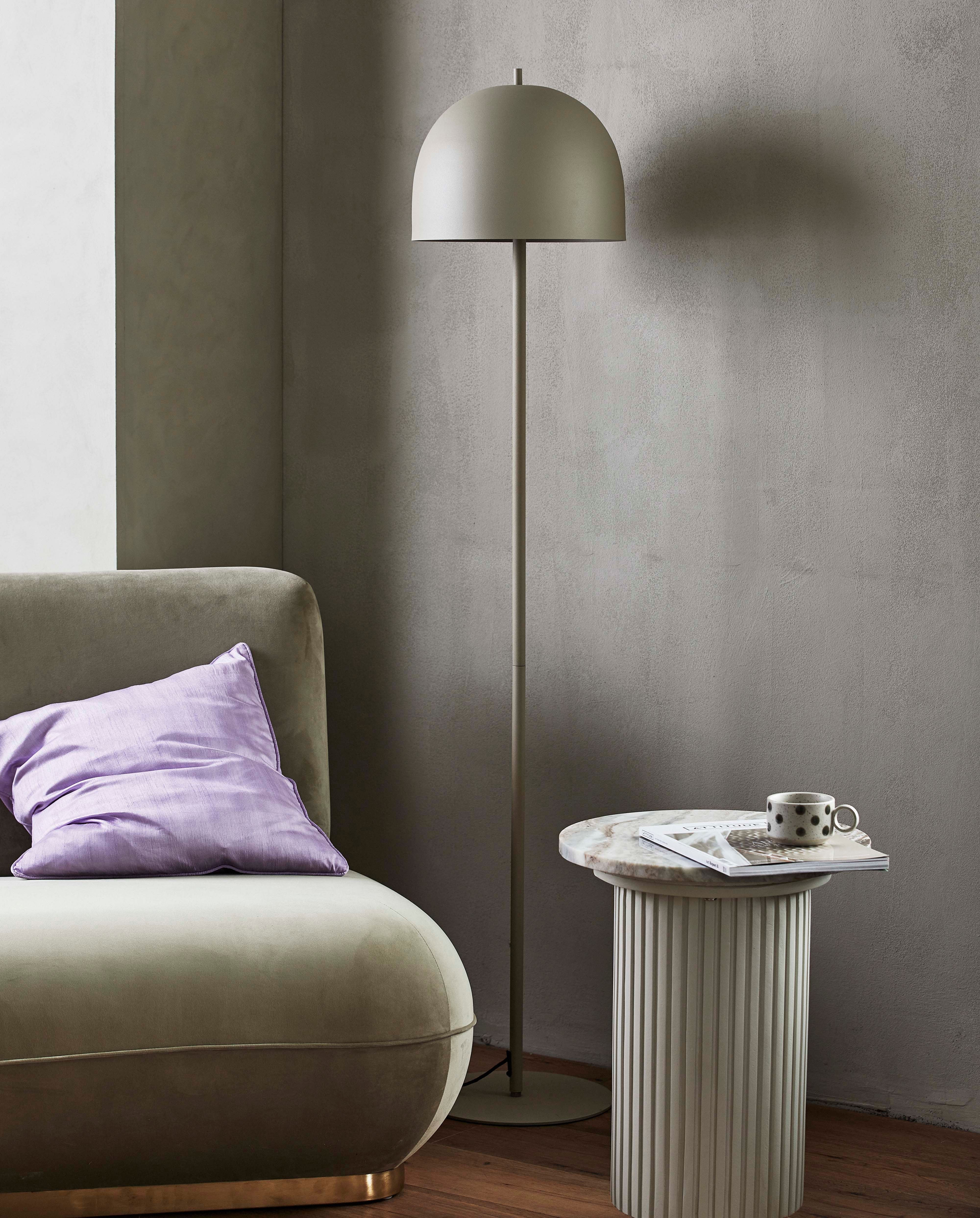 Floor lamp "GLOW" matt beige