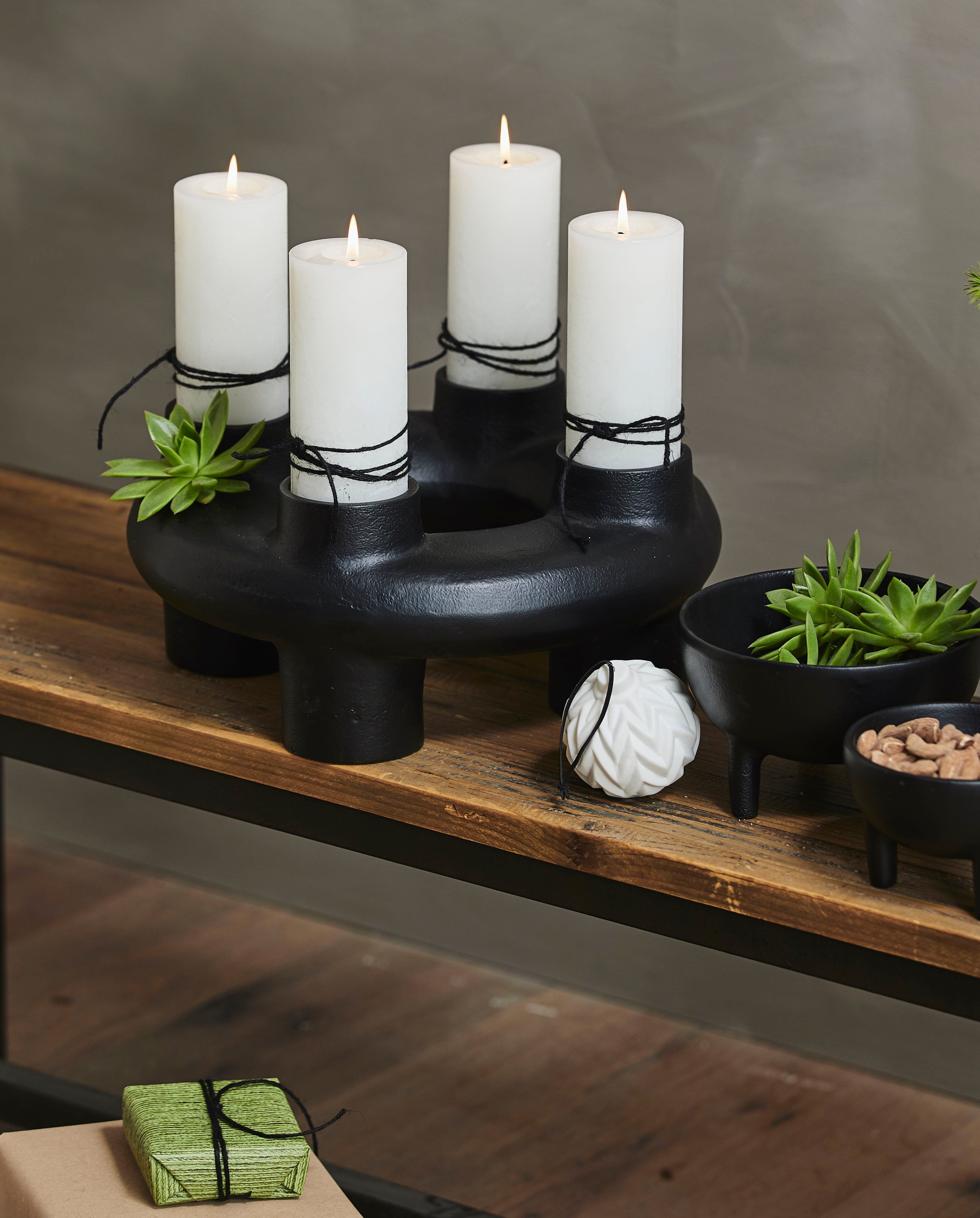 Kerzenständer "SENJA" Groß Vier Kerzen