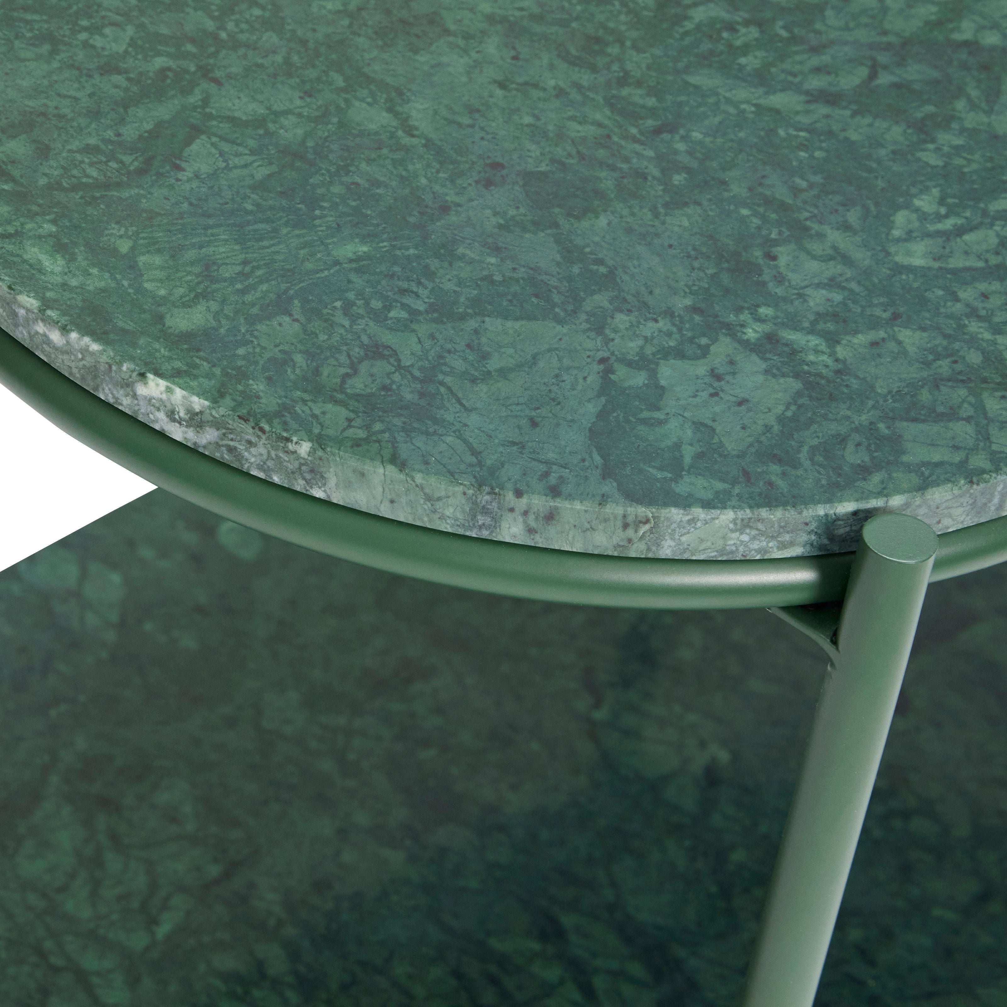 Side table "Nusa" dark green