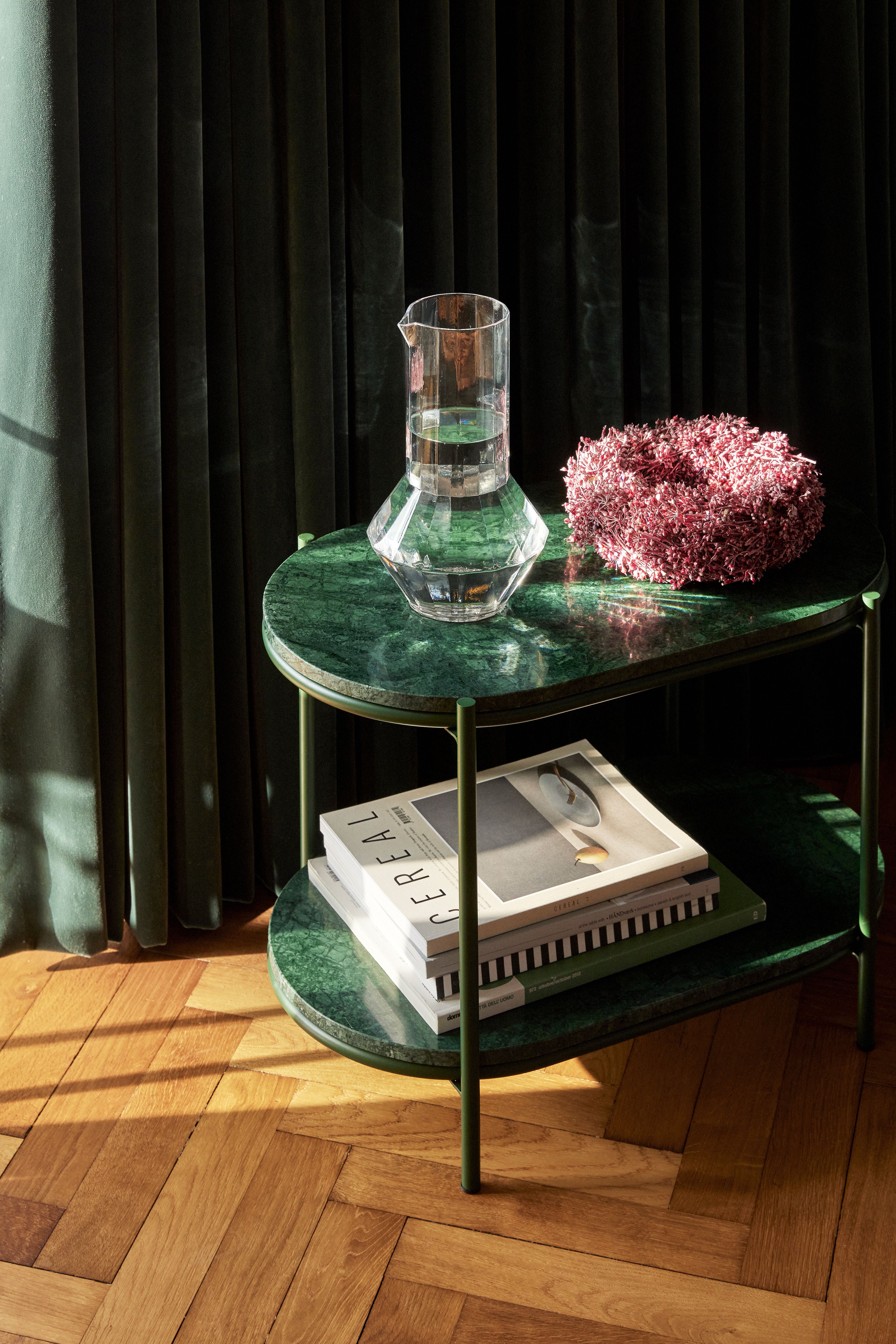 Side table "Nusa" dark green