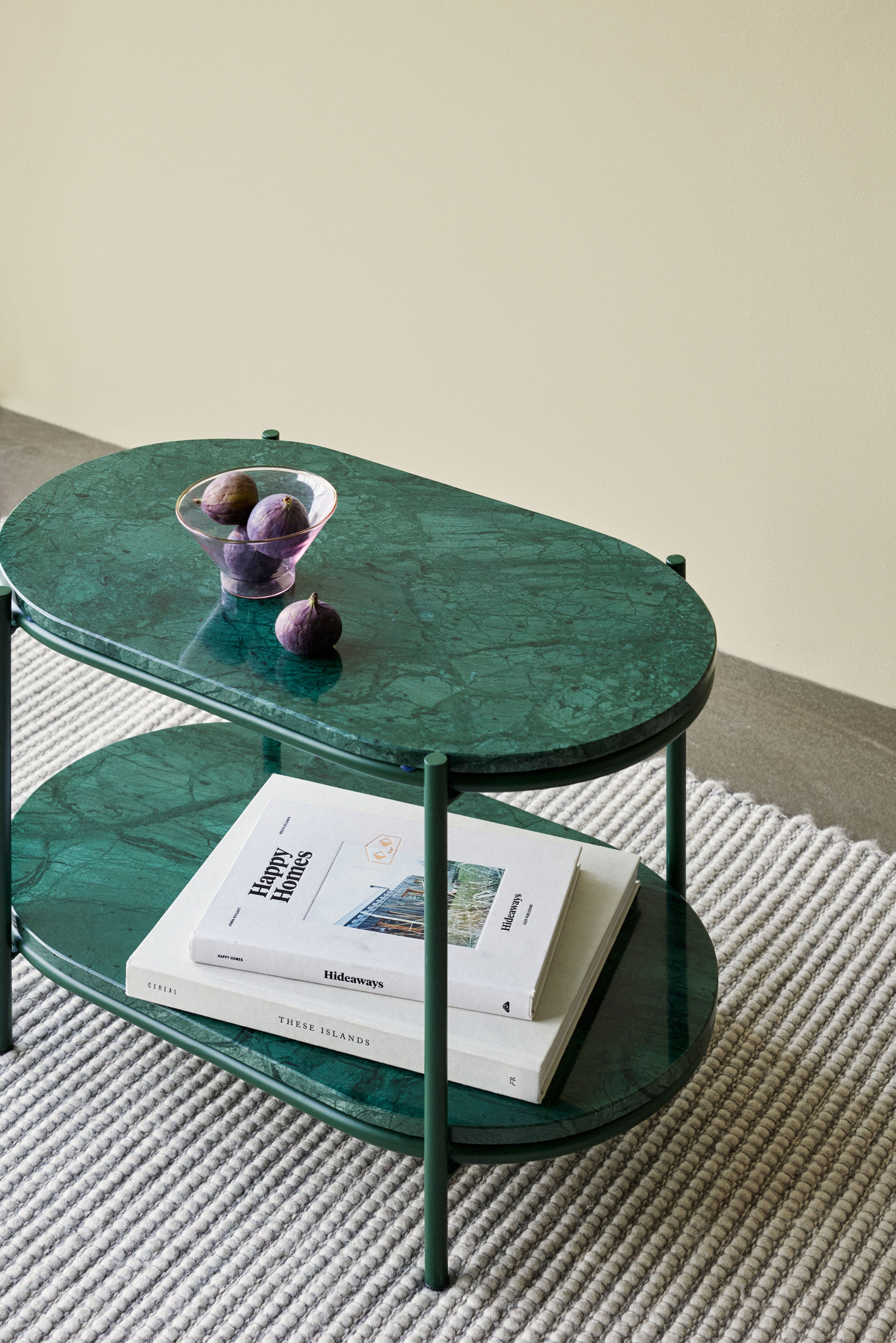 Side table "Nusa" dark green