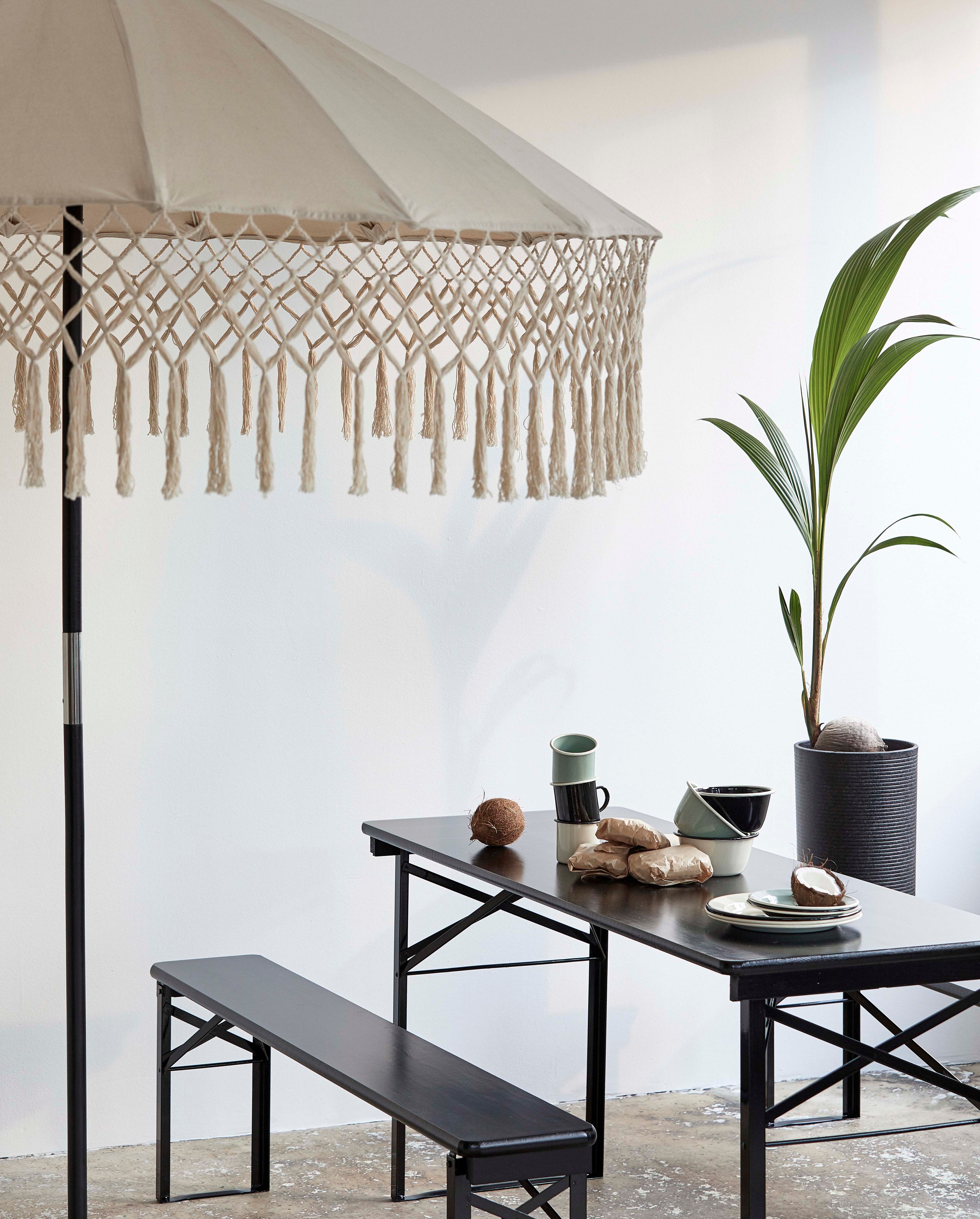 Blumentopf "GRANITO" Schwarz