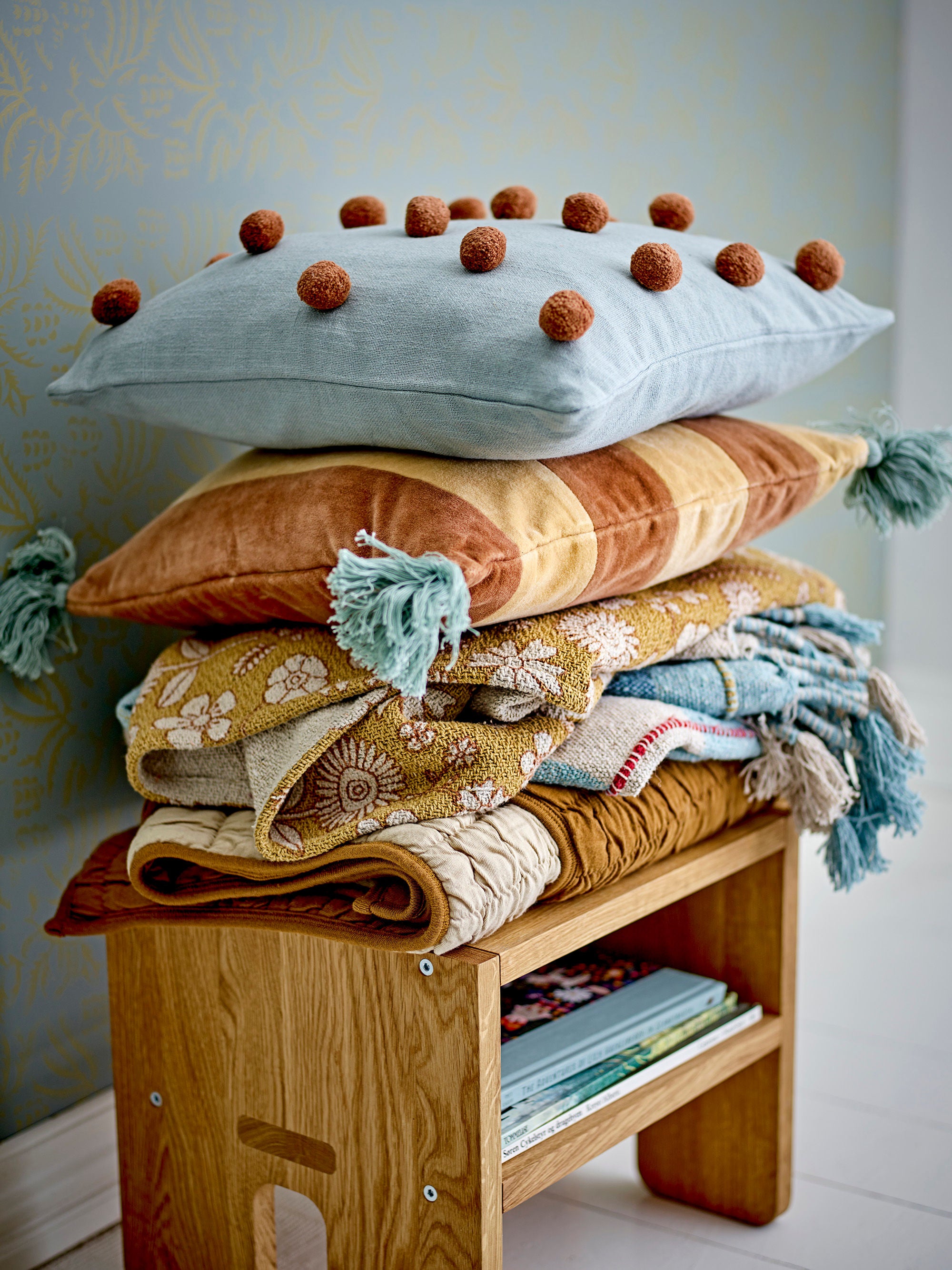 Pillow "Hei" Brown Cotton