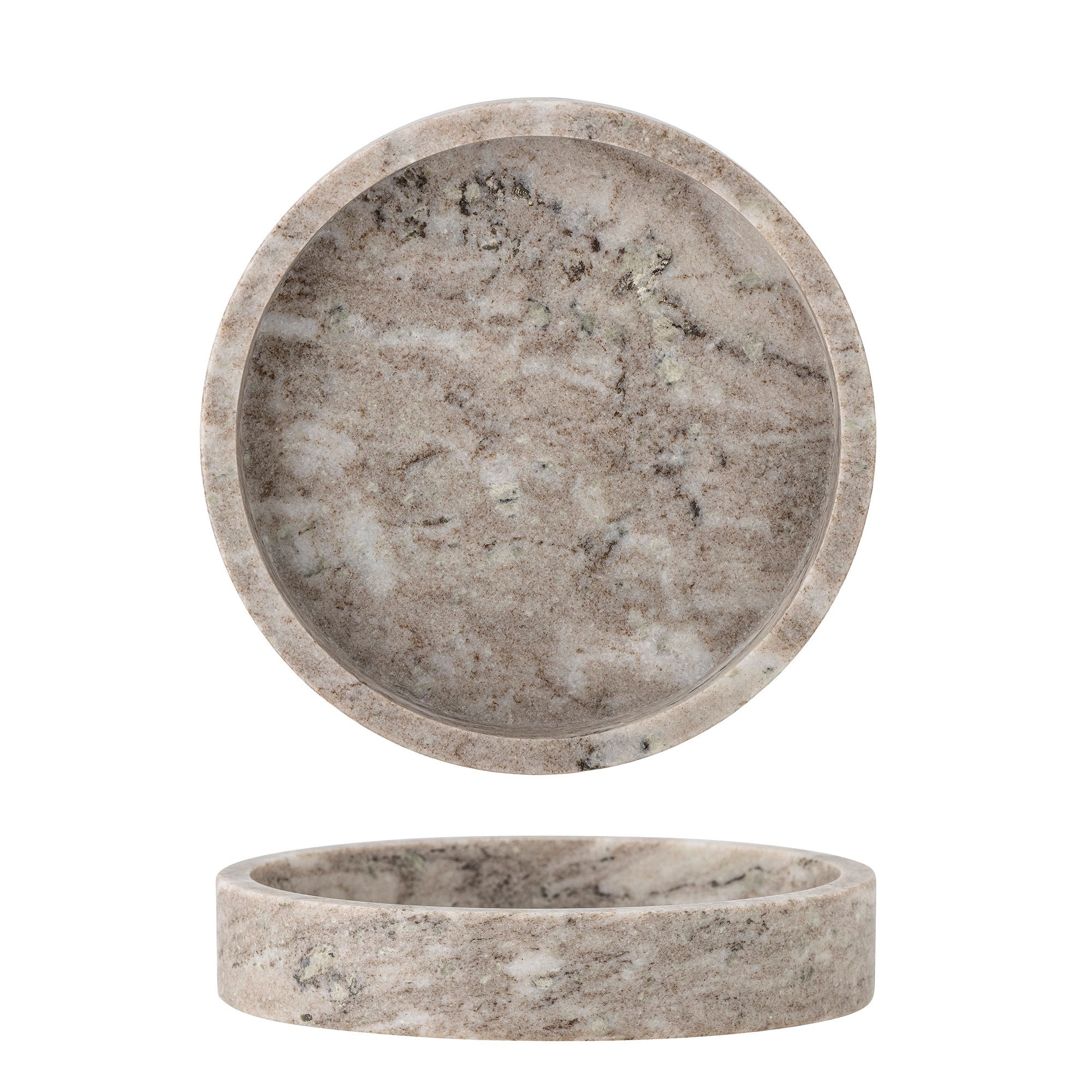 Tablett "Ivette" Natur Marmor