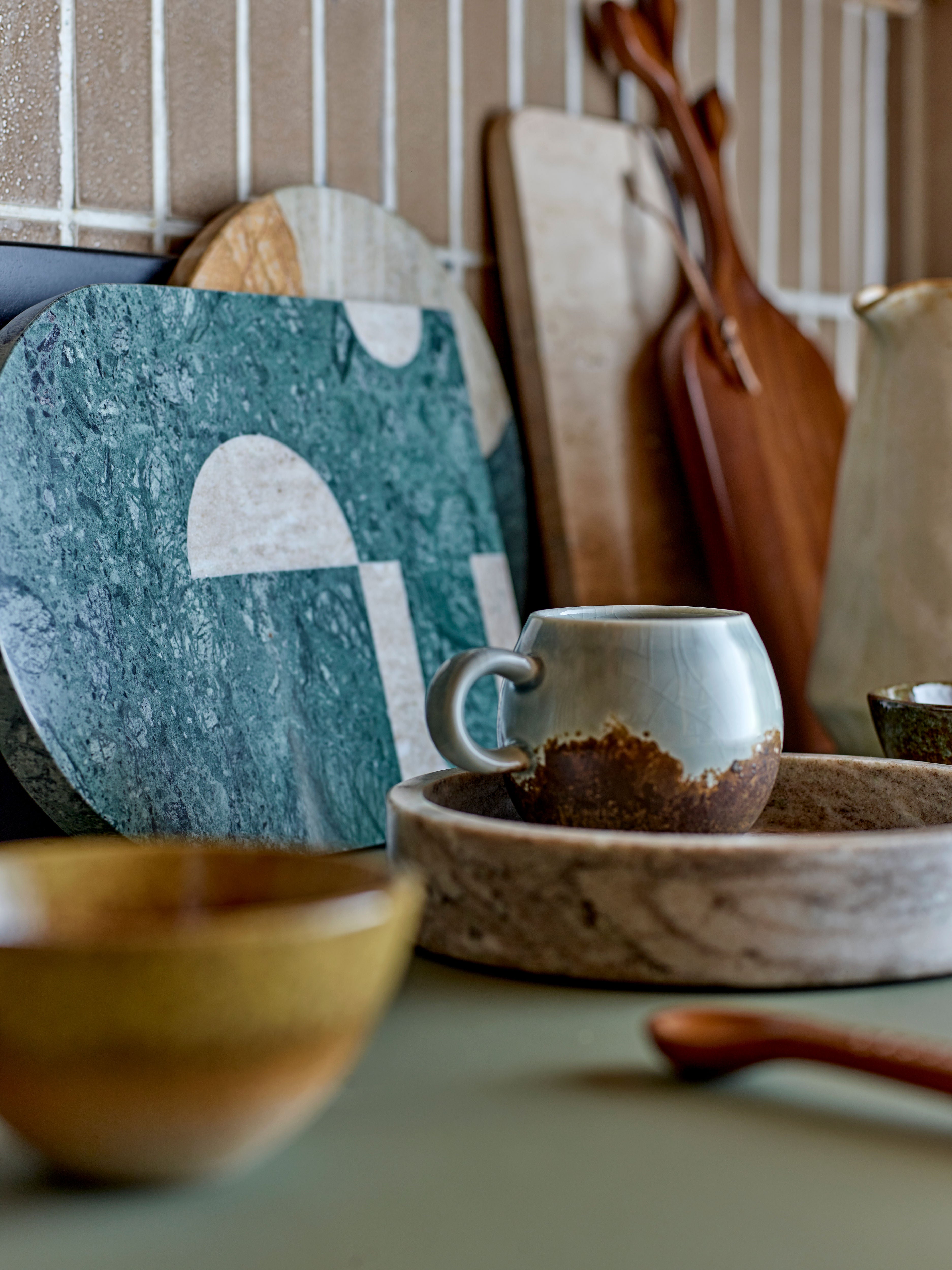 Tray "Ivette" natural marble