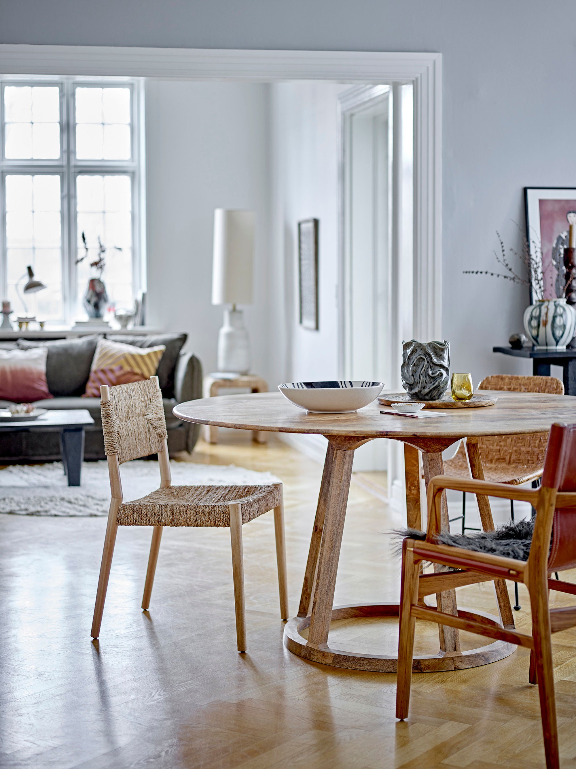 Deko-Vase "Soumia" Deko-Vase Grau Steingut