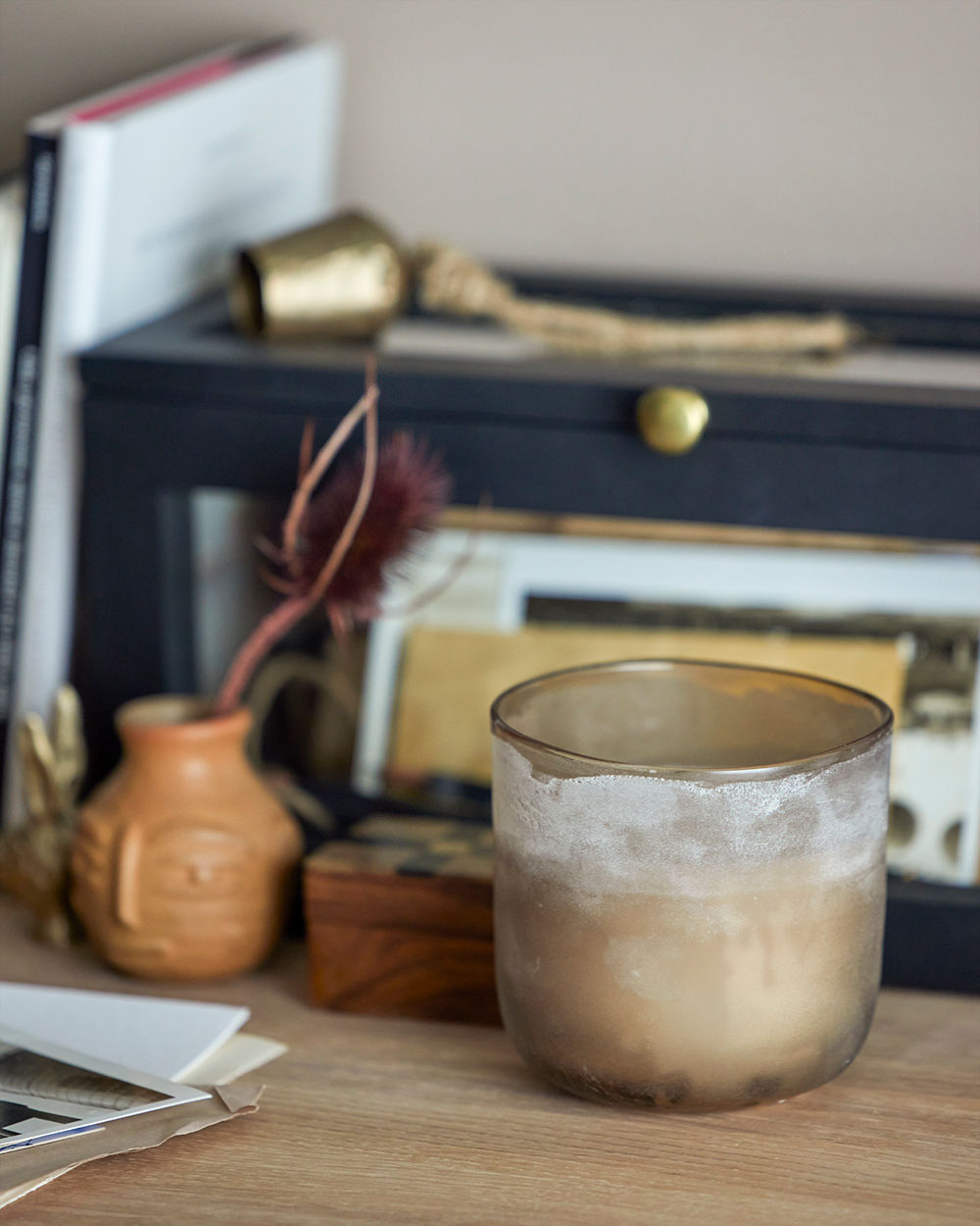 Duftkerze NO. 4 "Lemon Verbena" Natur Natürliches Wachs