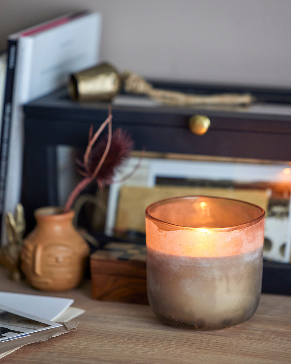 Duftkerze NO. 4 "Lemon Verbena" Natur Natürliches Wachs