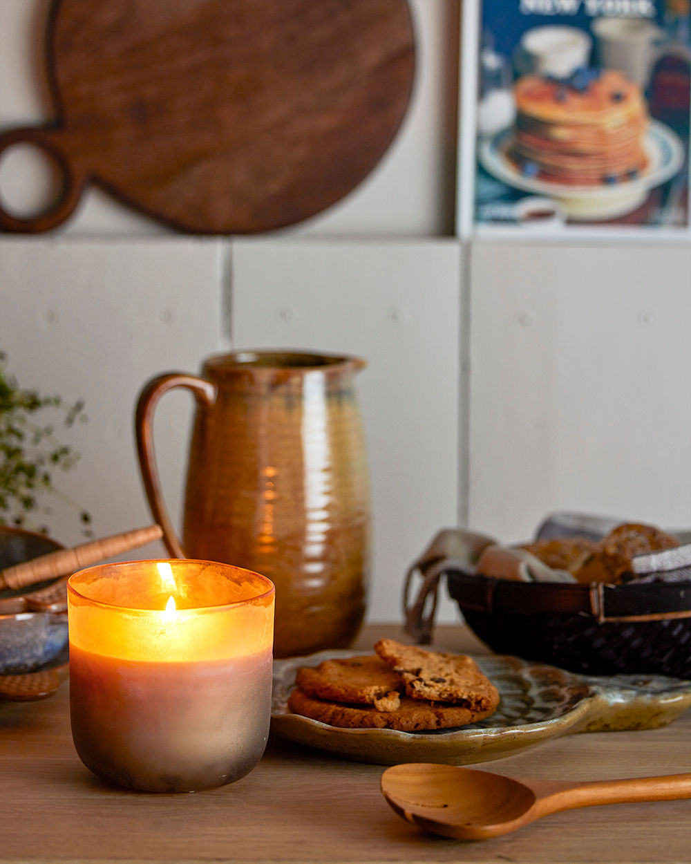 Duftkerze NO. 4 "Lemon Verbena" Natur Natürliches Wachs