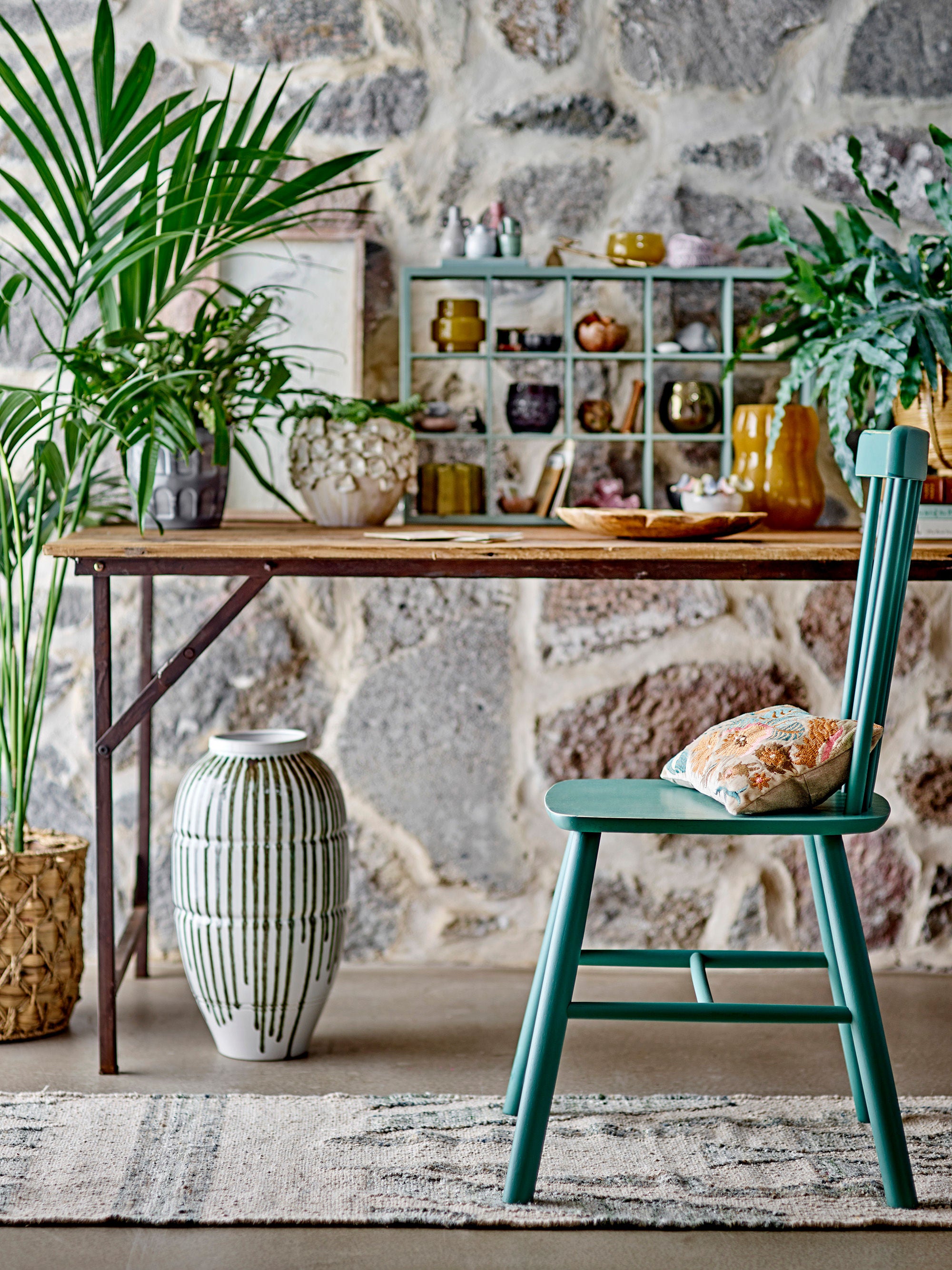 Carpet "Delara" Green Wool