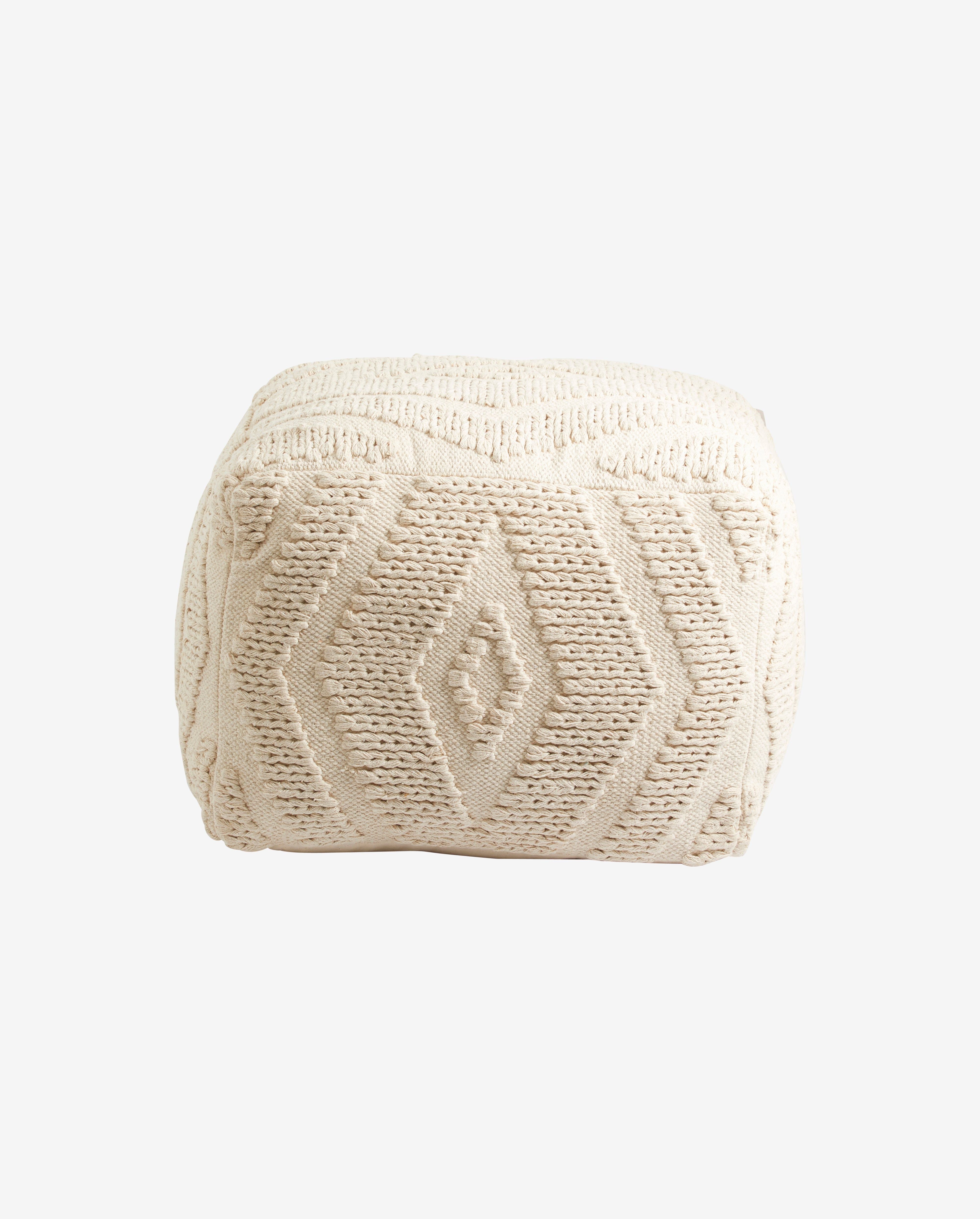 Pouf "WULAR" Off white