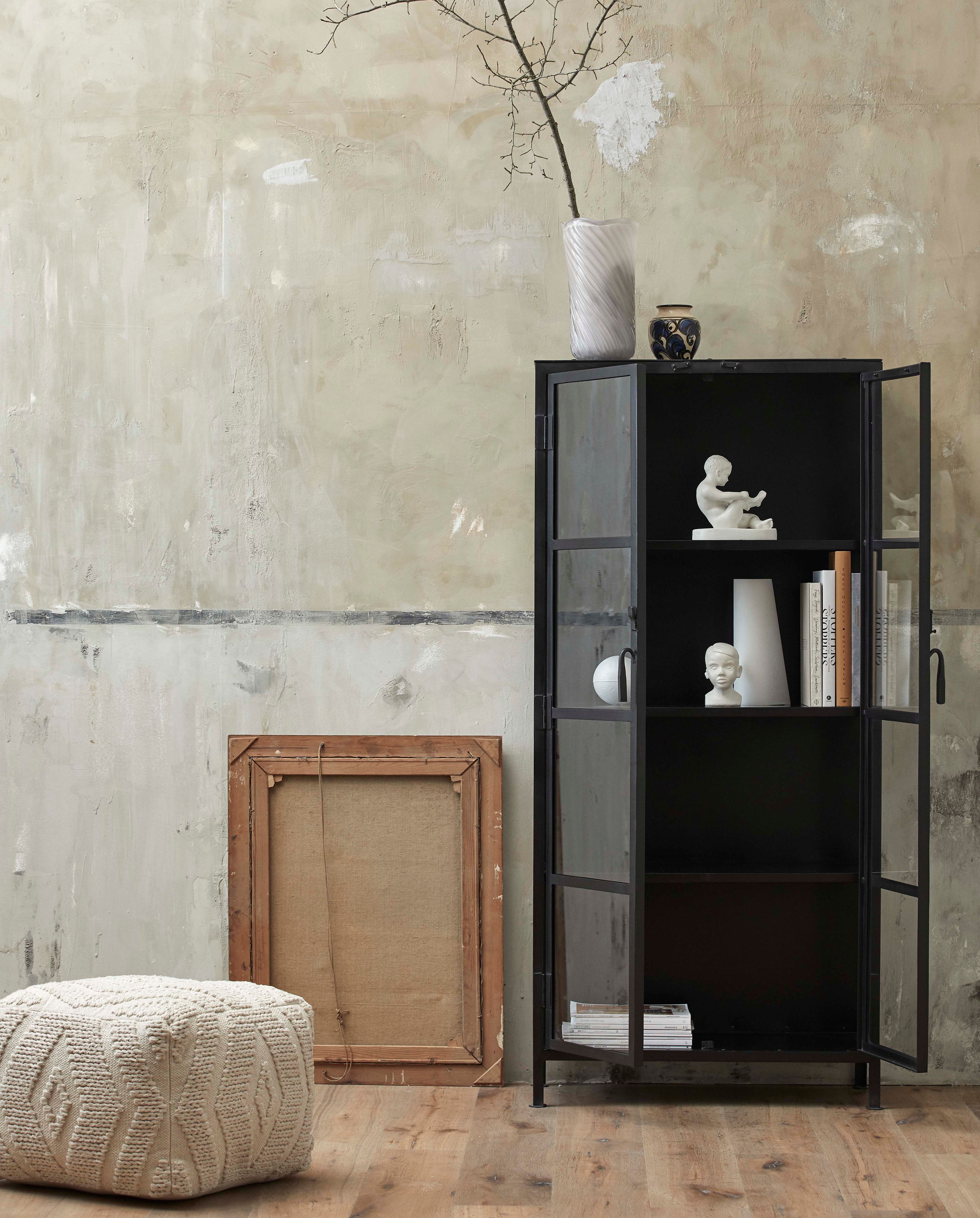 Glasvase "HELLE" Vase Off white