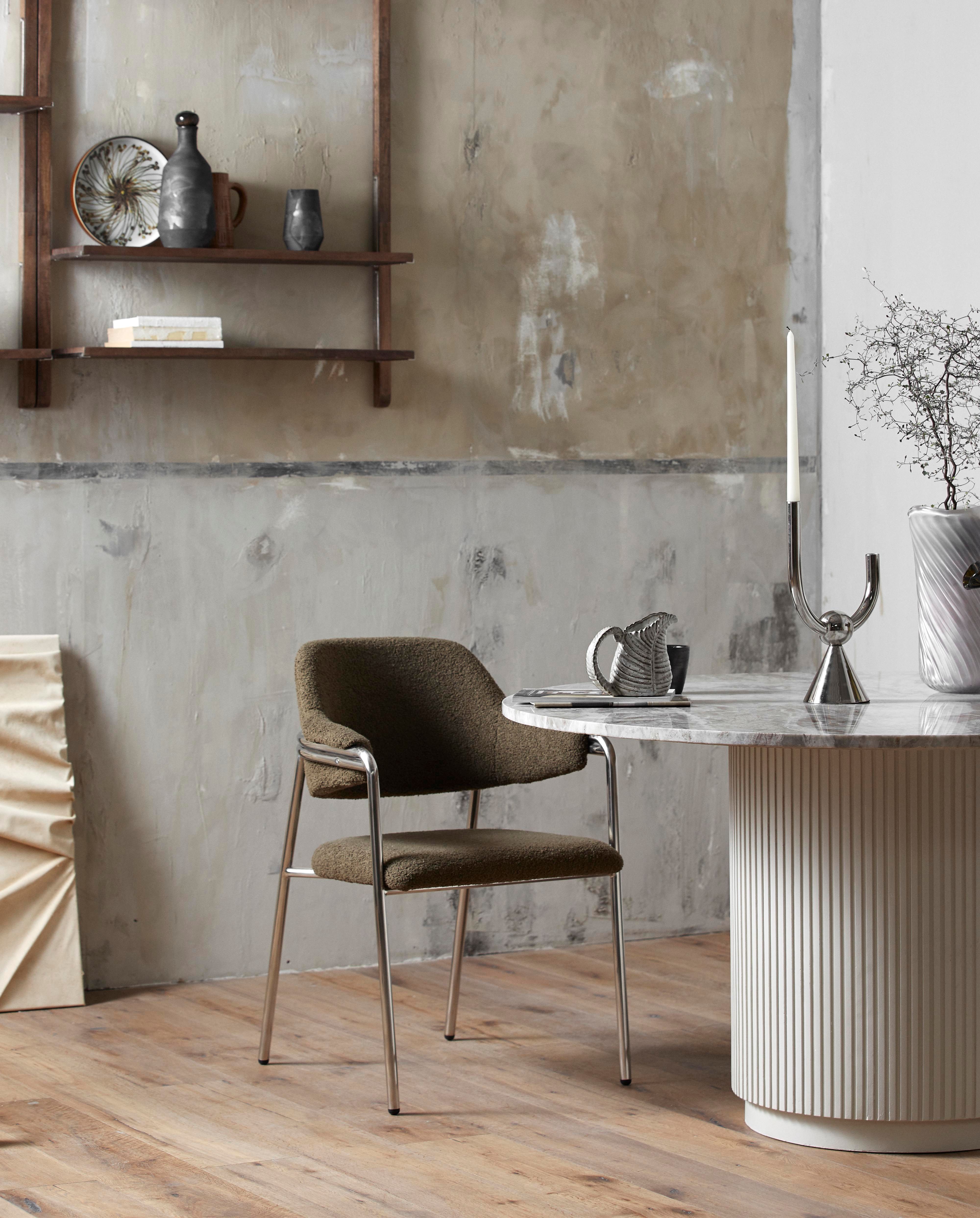 Candlestick "CORFU" Chrome Finish