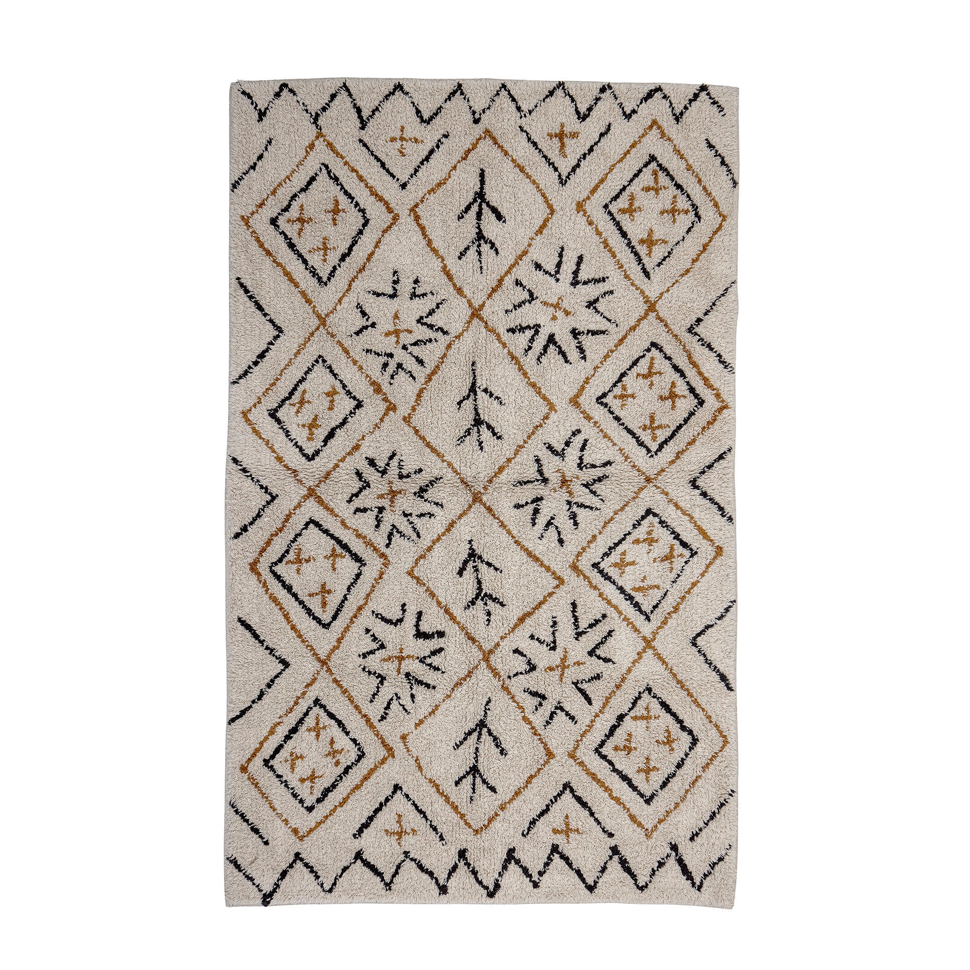 Teppich "Jaida" Natur Baumwolle