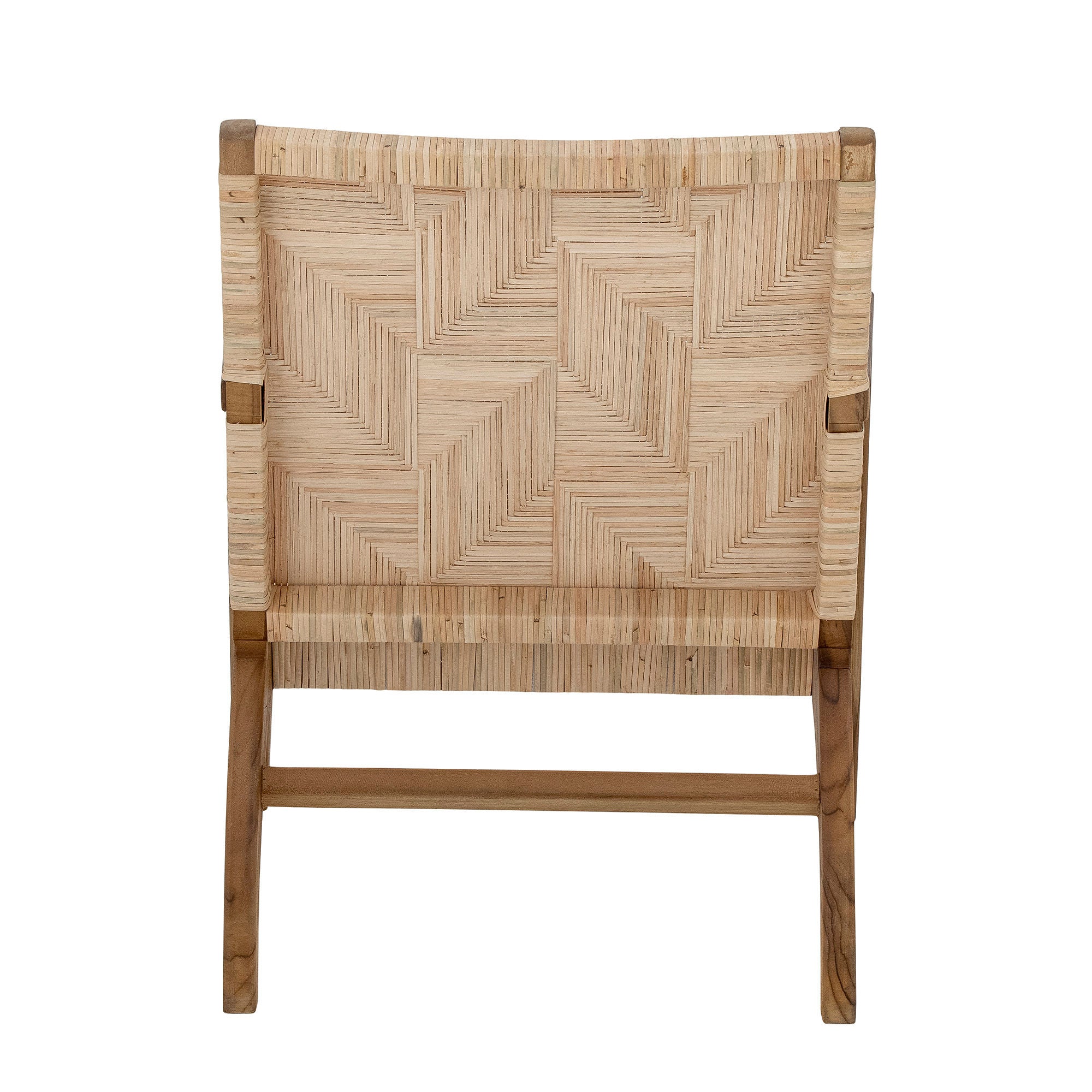 Lounge chair "Mills" brown rattan