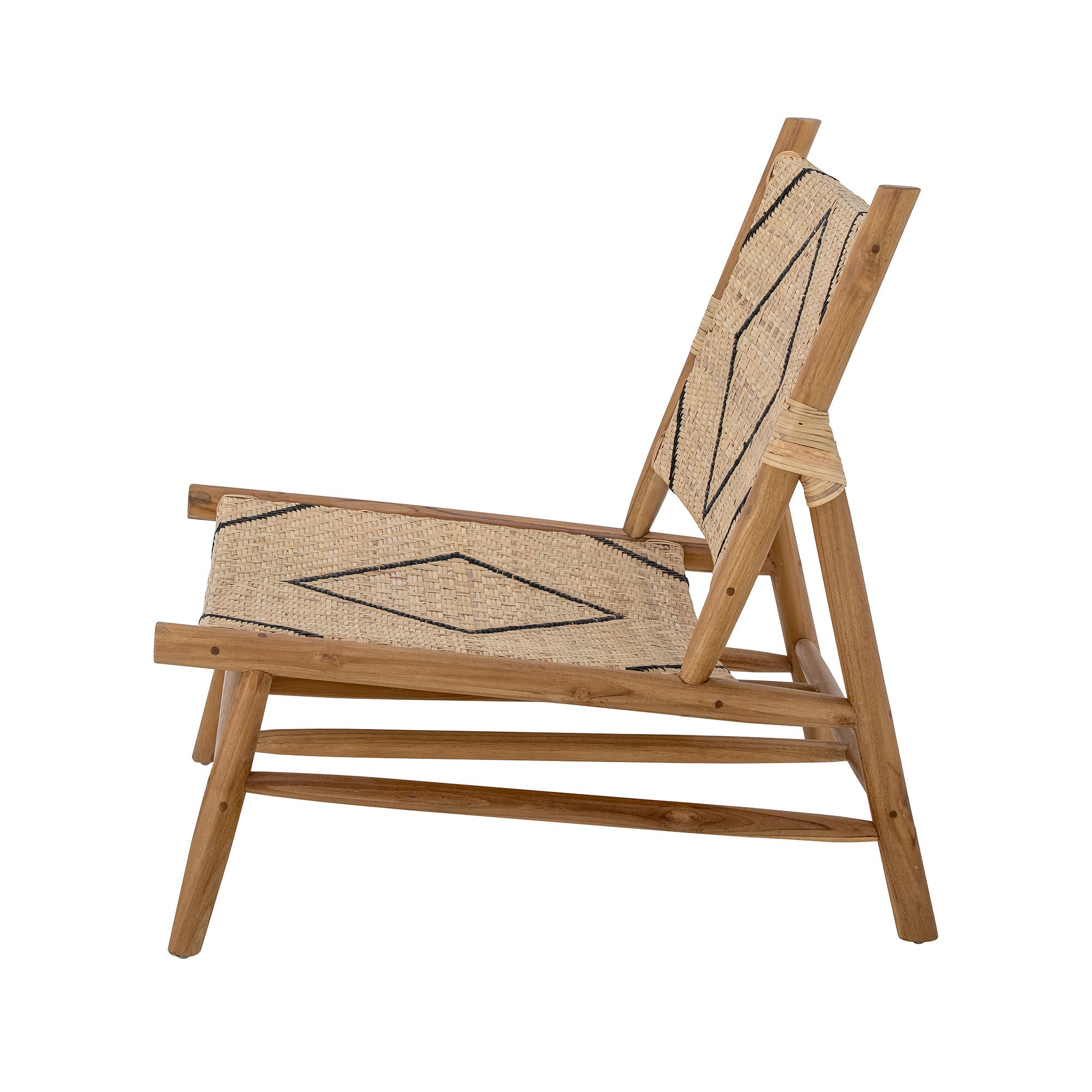 Lounge chair "Lennox" natural teak