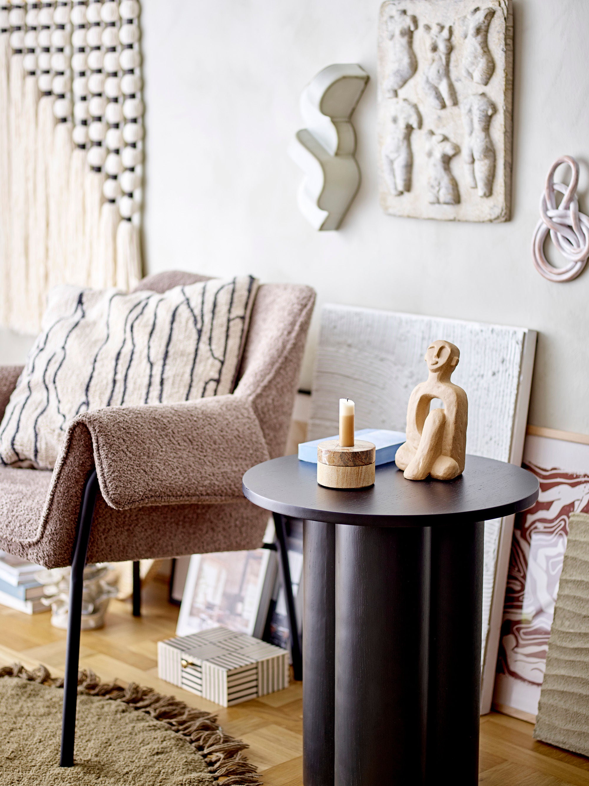 Schachtel Box "Neoma" mit Deckel Schwarz