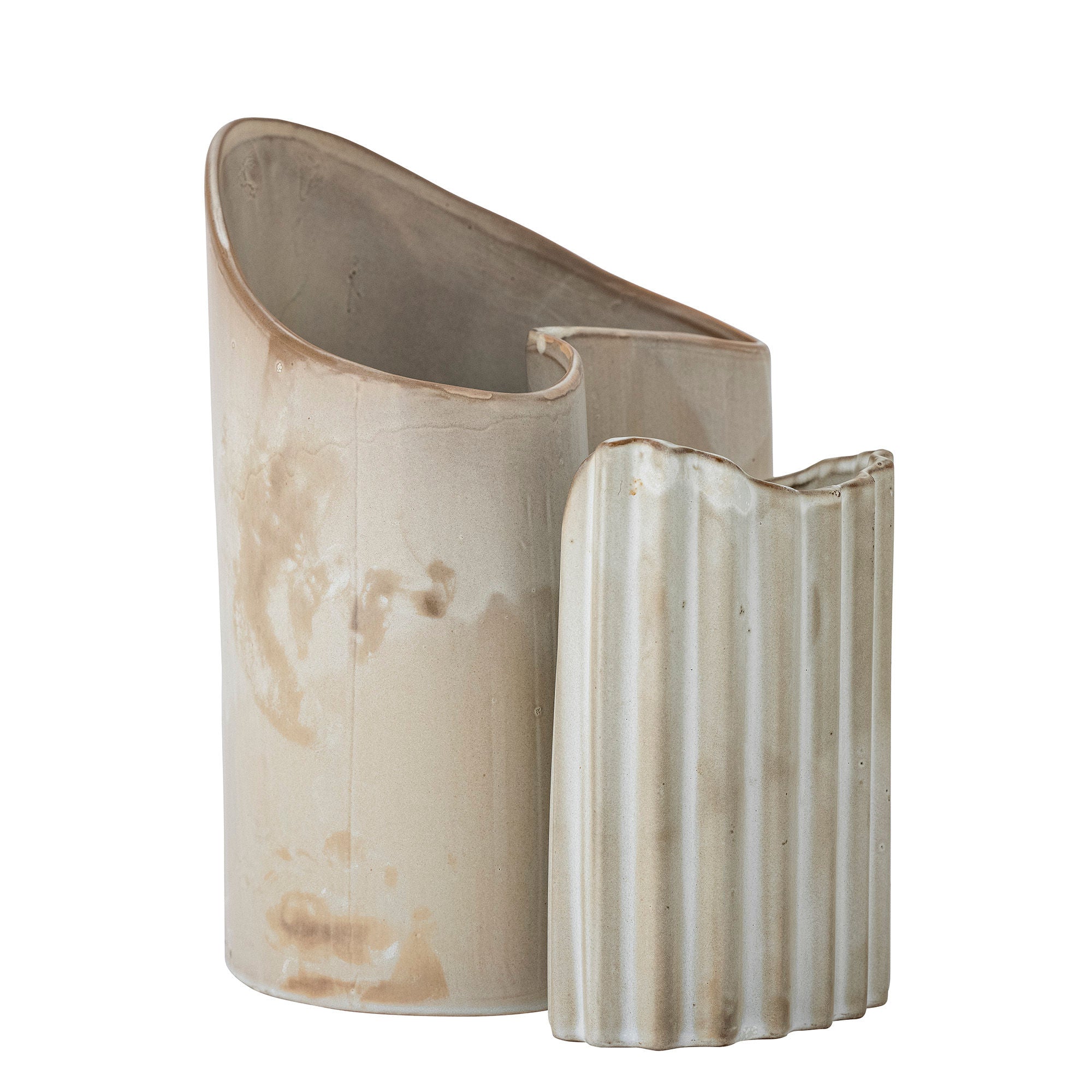 Vase "Henaj" Brown Stoneware