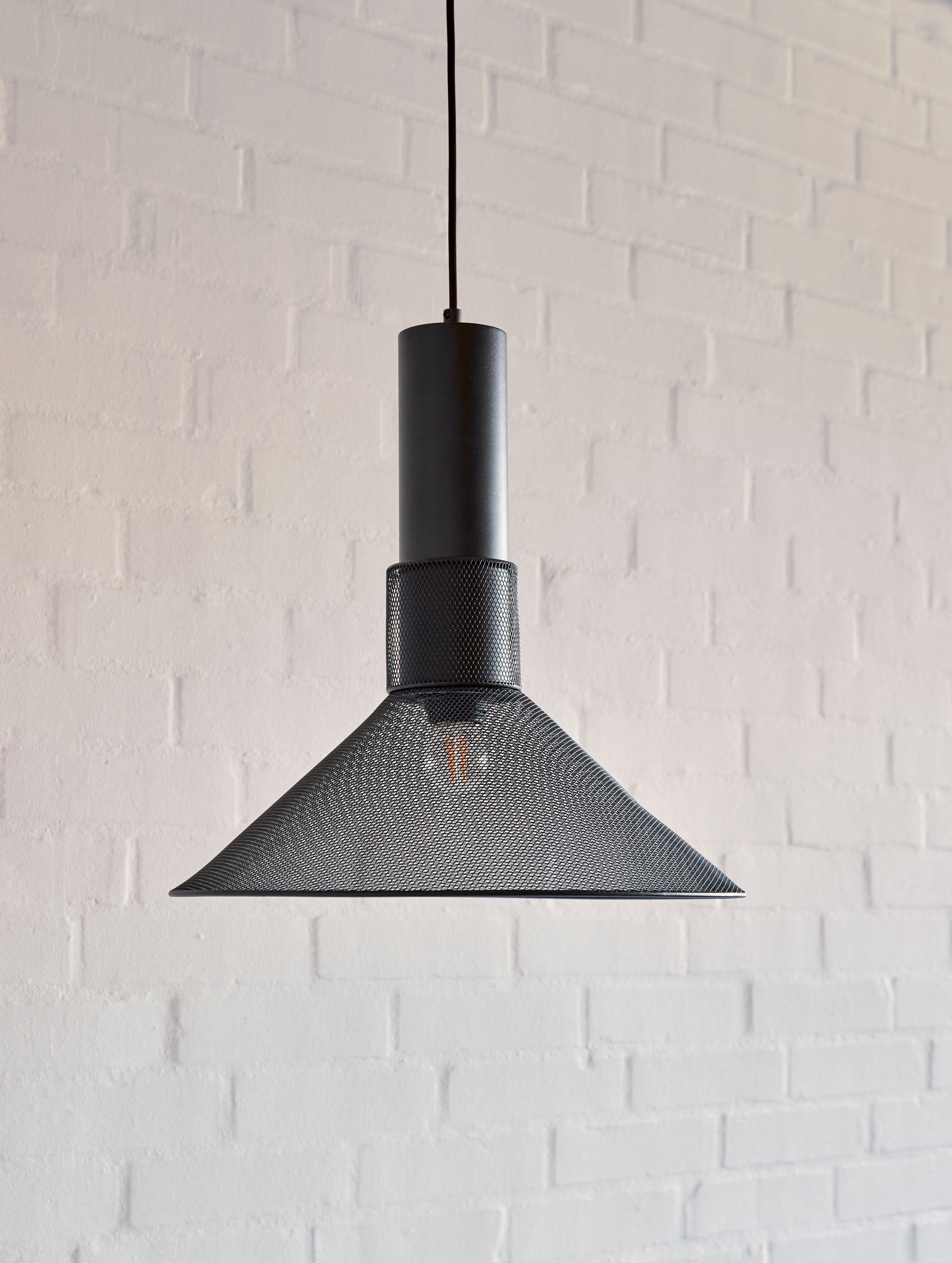 Hanging lamp "Ray" Black