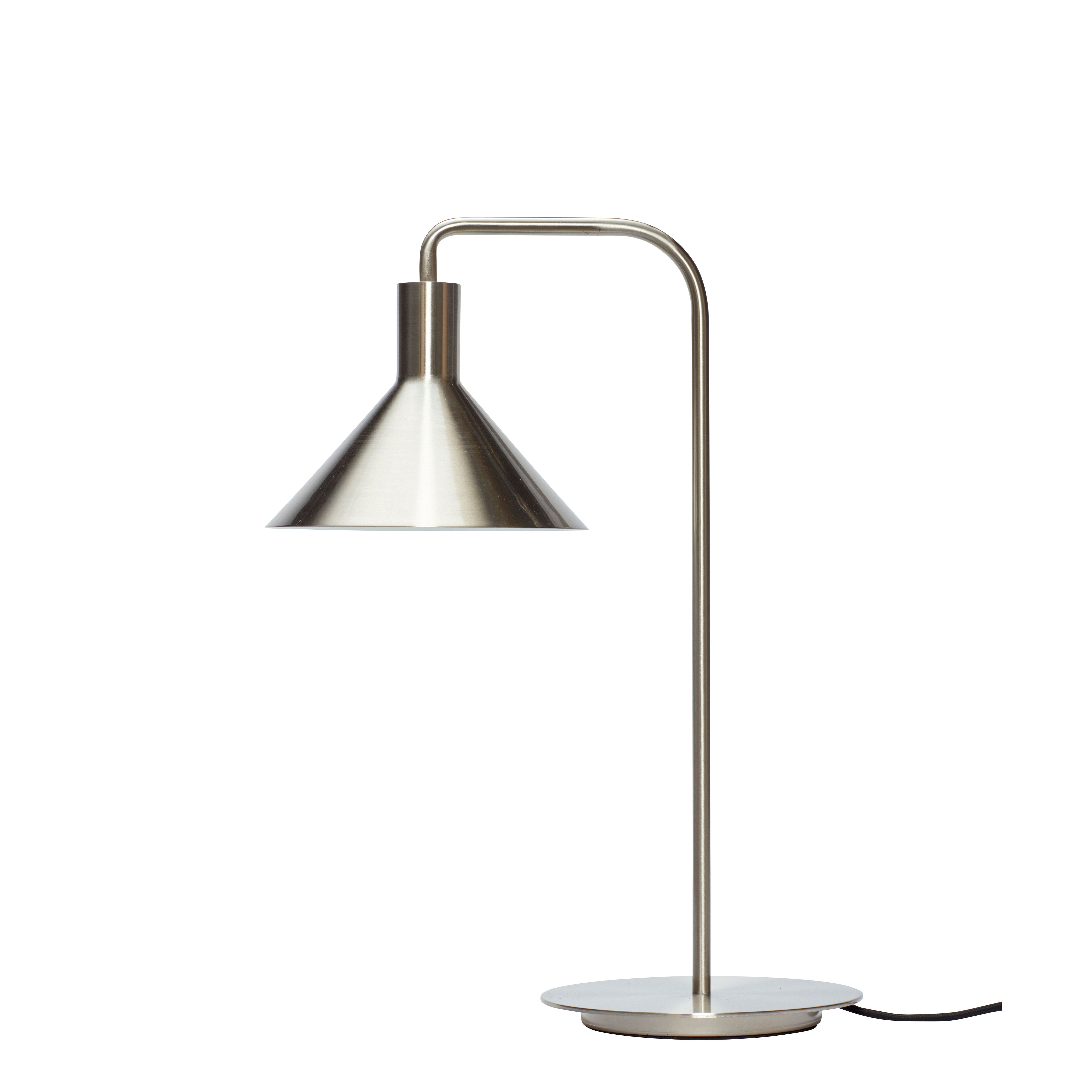 Hübsch Solo Tischlampe Nickel
