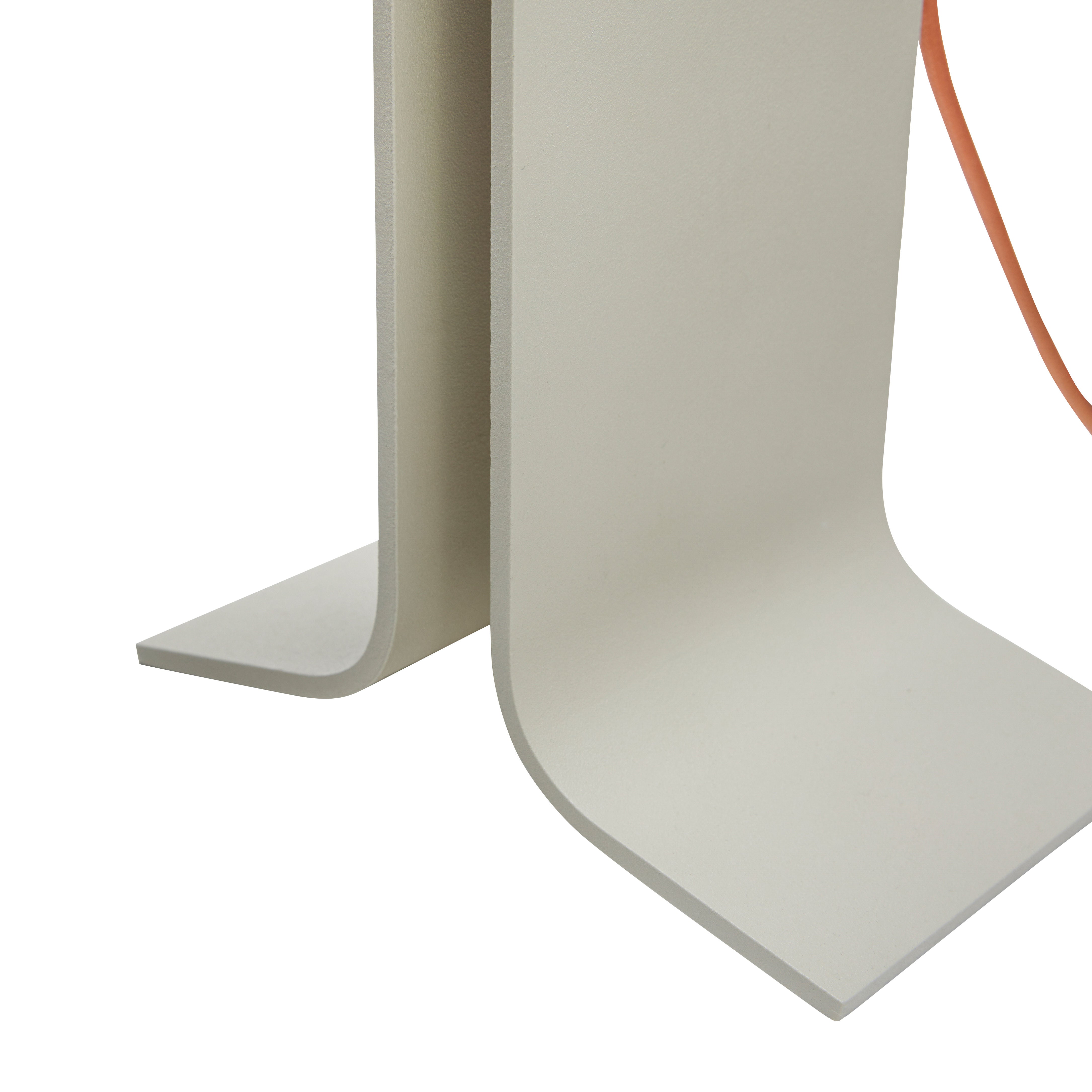 Tischlampe "Crea" Sandfarben LED Dimmbar