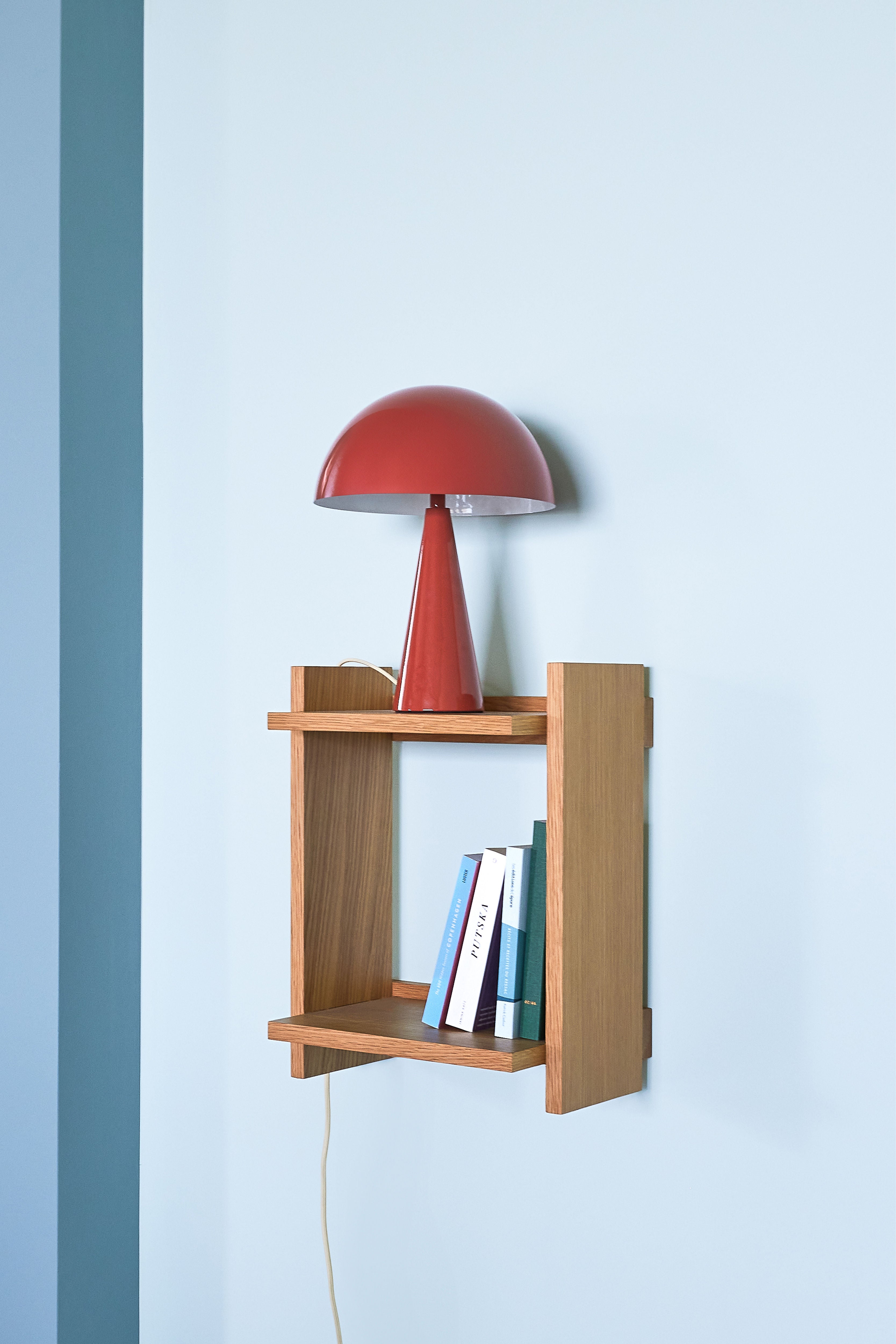 Tischlampe "Mush" Rot Metall